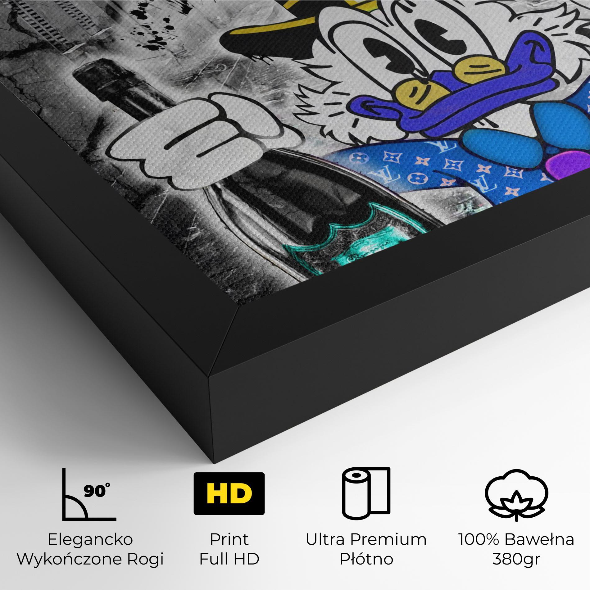 Obraz na Płótnie Wheres My Champagne Blue mockup 4