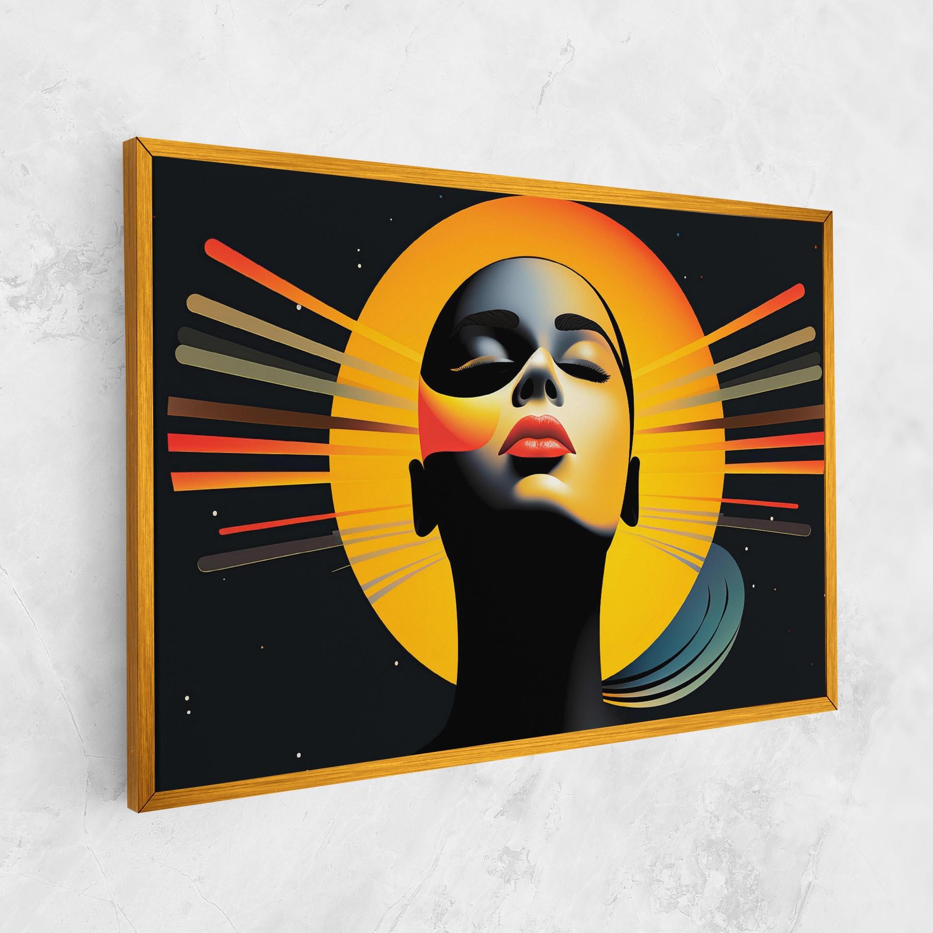 Obraz na Płótnie Synthetic Dreamy Profile mockup 1