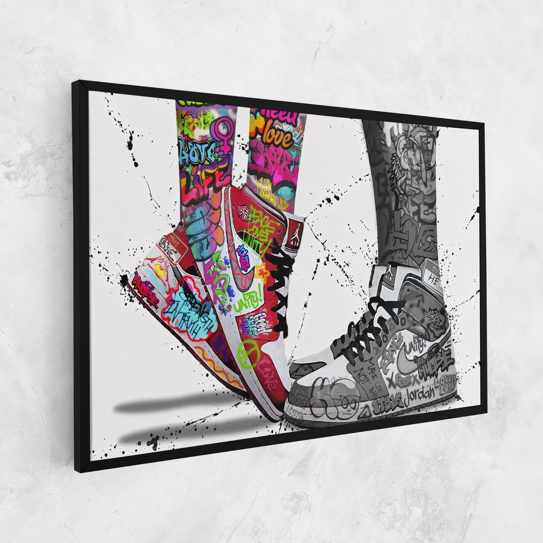 Obraz na Płótnie Love On My Toes mockup 1