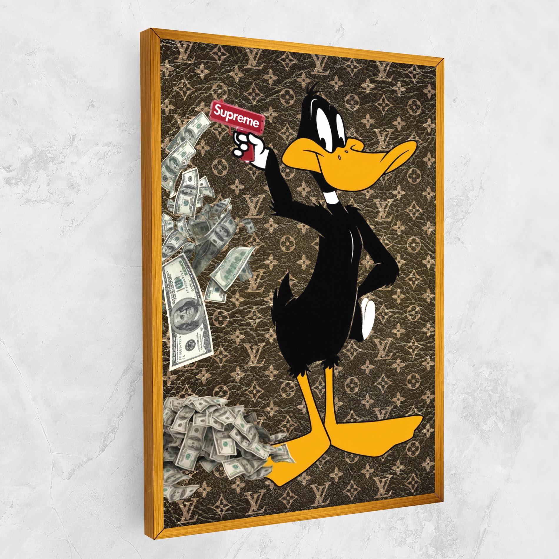 Obraz na Płótnie Supreme Daffy mockup 1