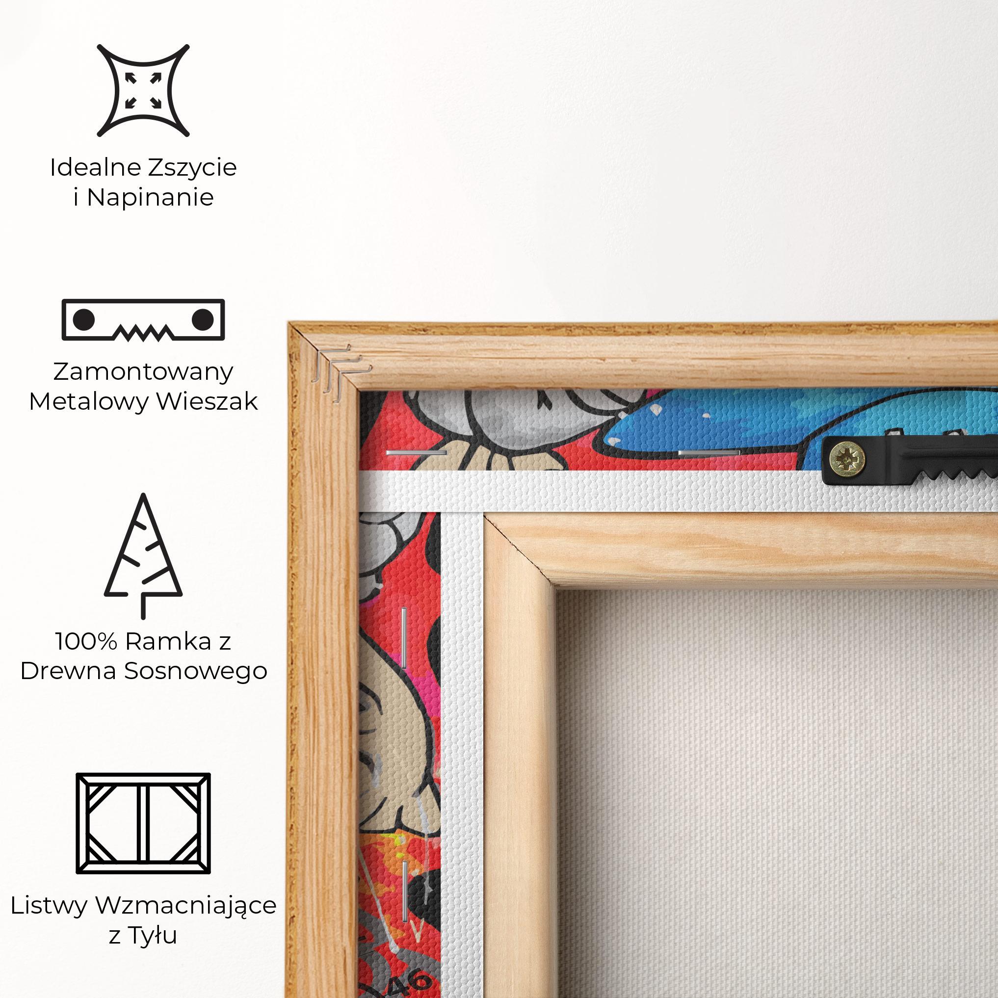 Obraz na Płótnie Gangsta Mickey mockup 5