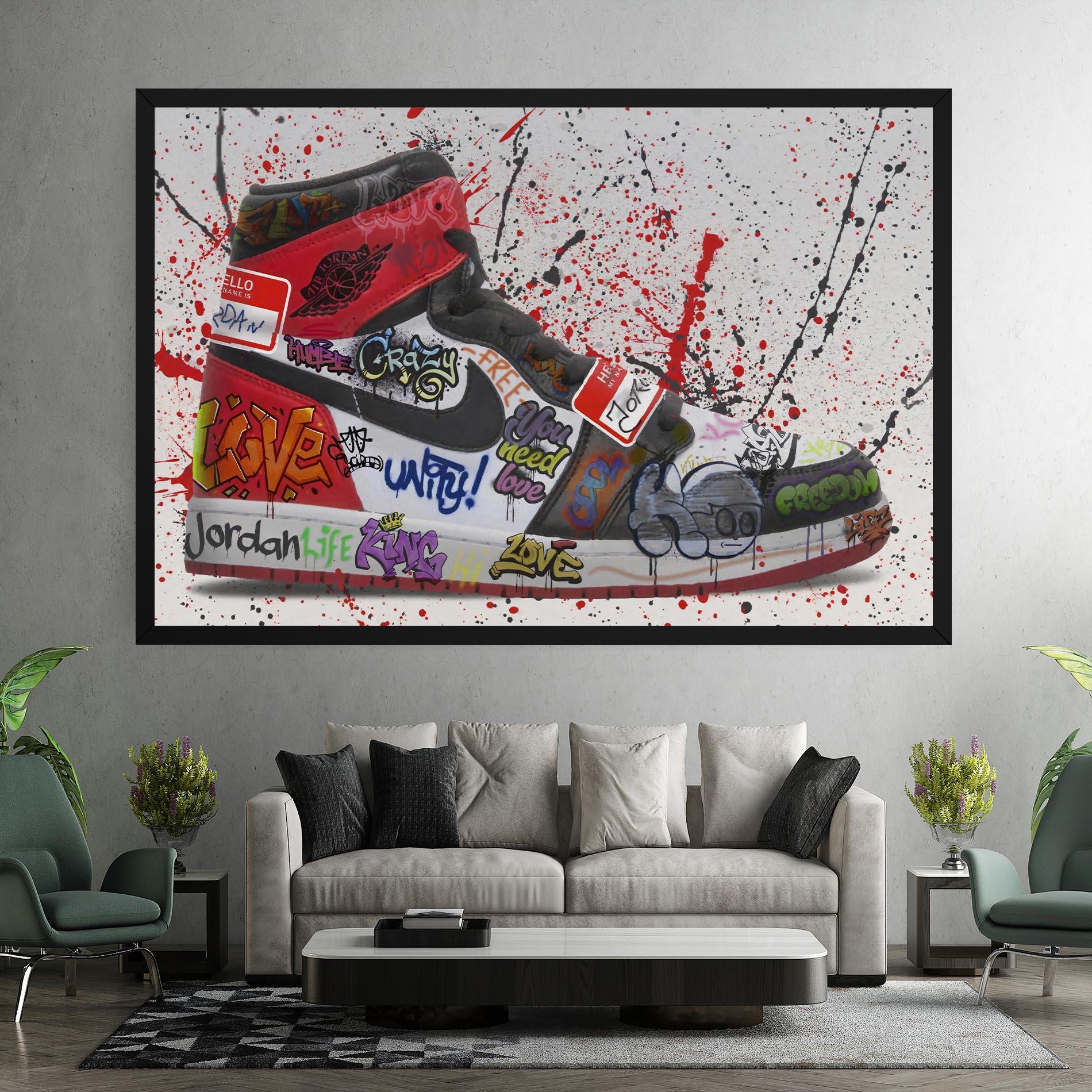 Obraz na Płótnie Jordan Drip mockup 7