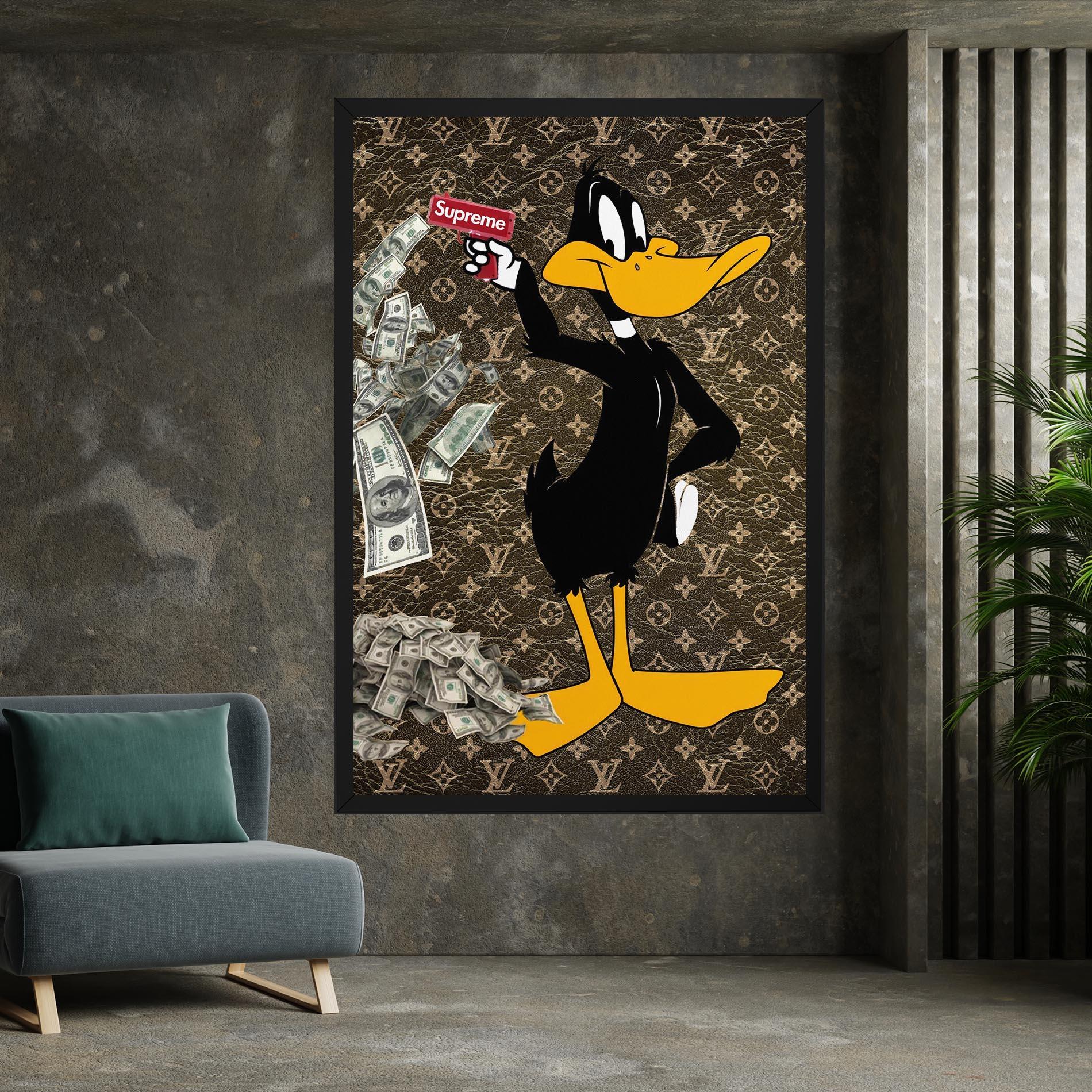 Obraz na Płótnie Supreme Daffy mockup 7