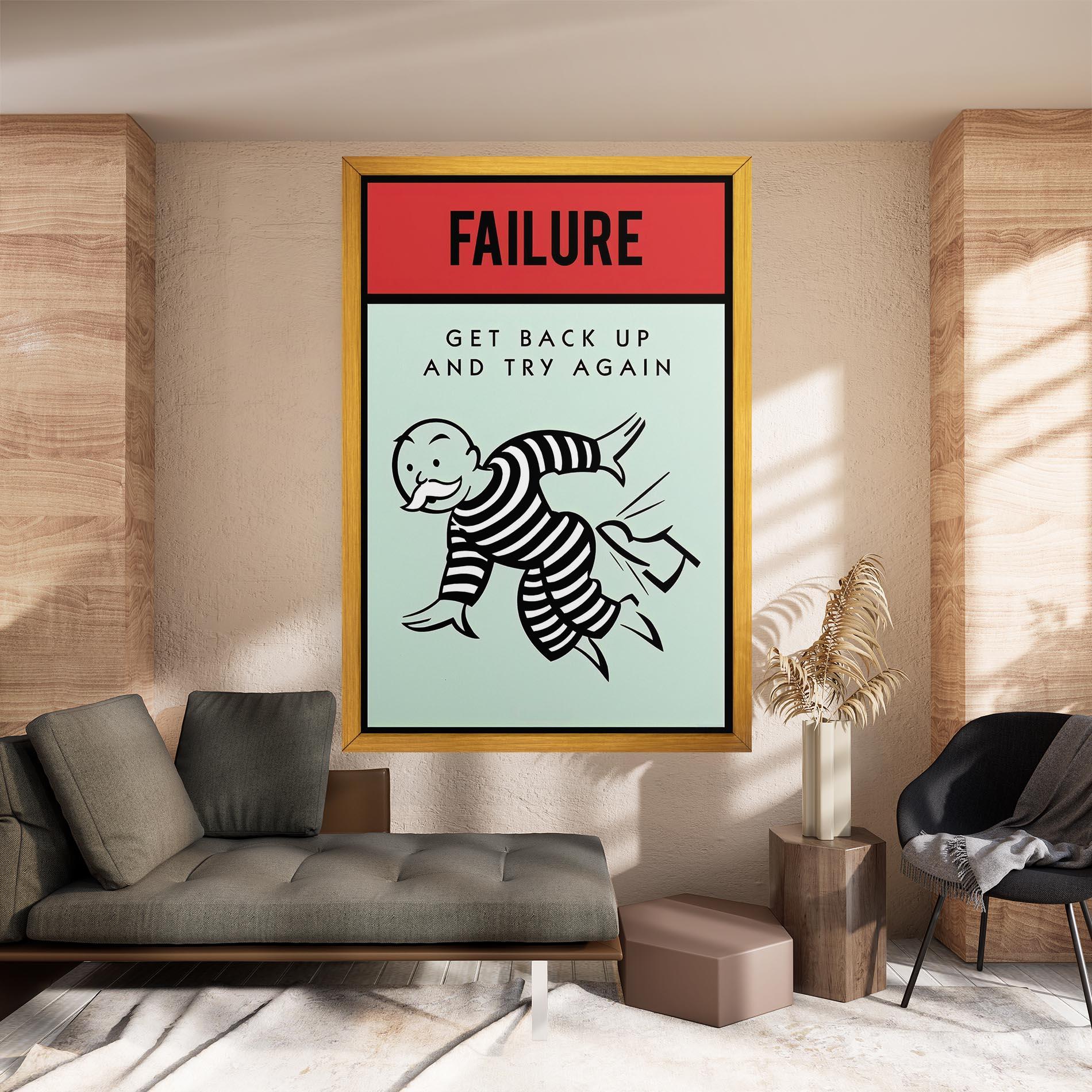 Obraz na Płótnie FAILURE mockup 8