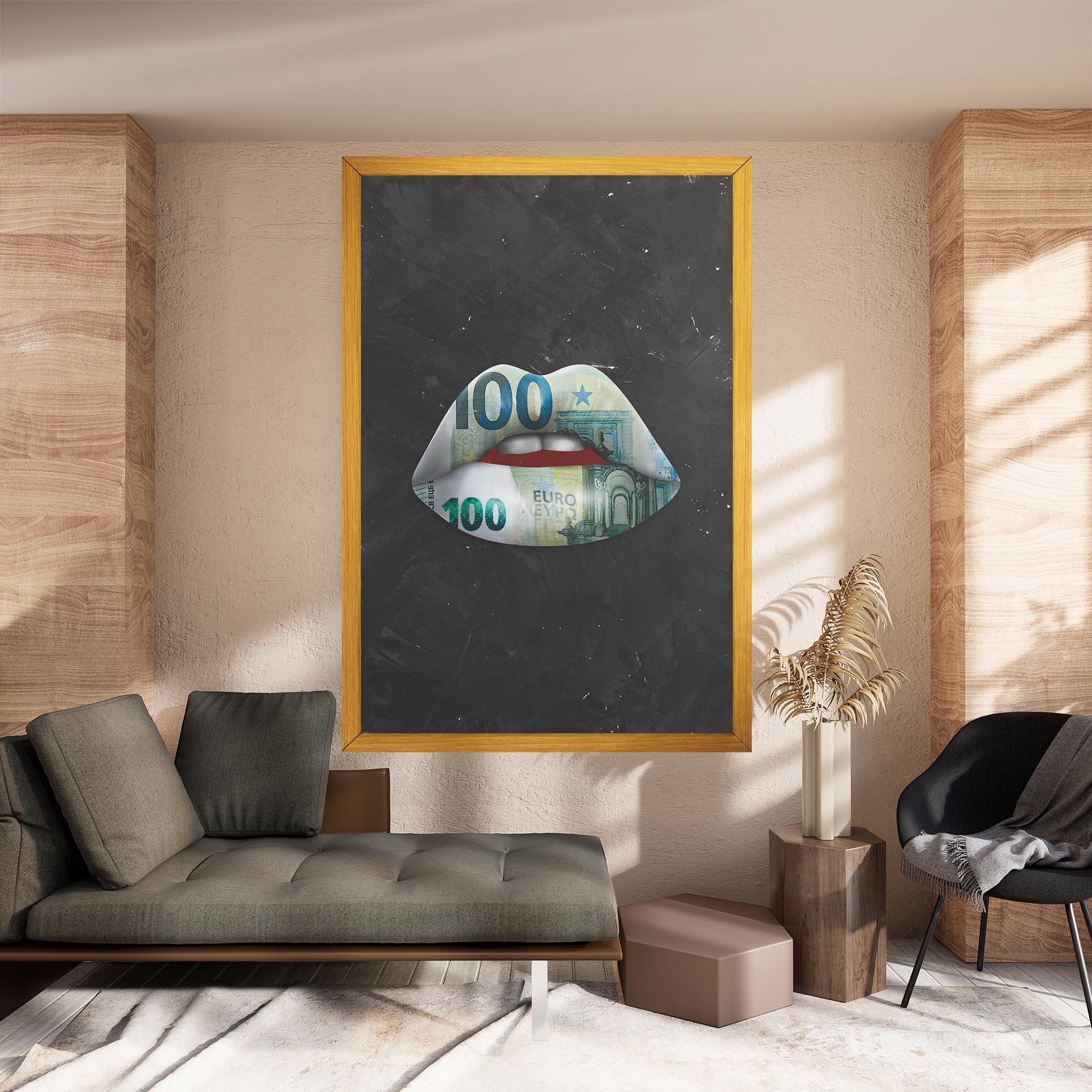 Obraz na Płótnie Money On The Women mockup 8