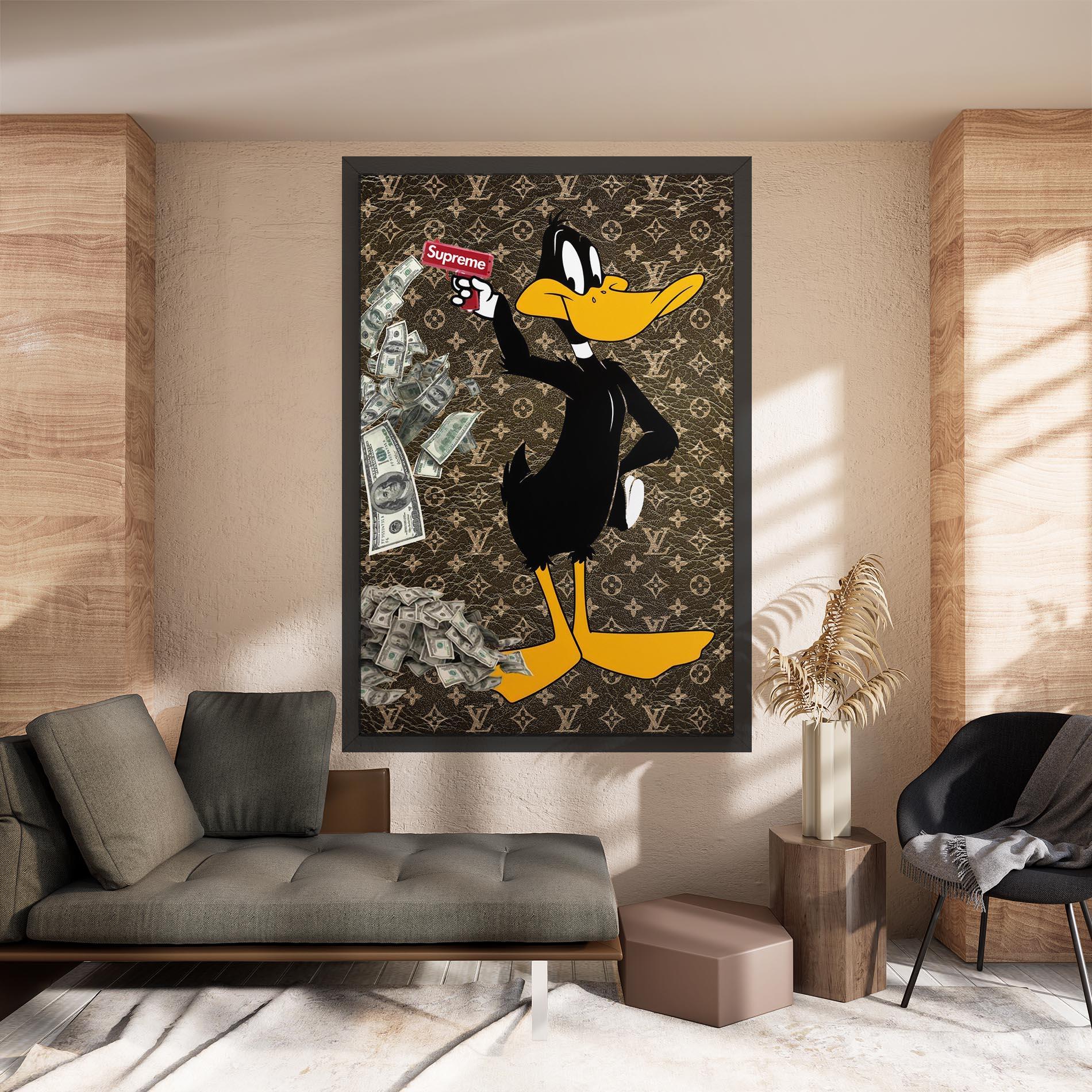 Obraz na Płótnie Supreme Daffy mockup 8
