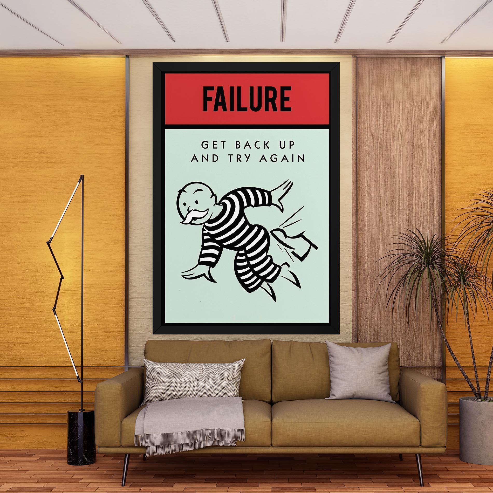 Obraz na Płótnie FAILURE mockup 9