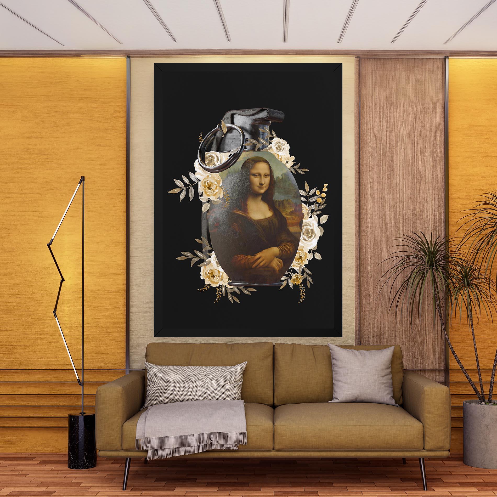 Obraz na Płótnie Monalisa Bomb mockup 9