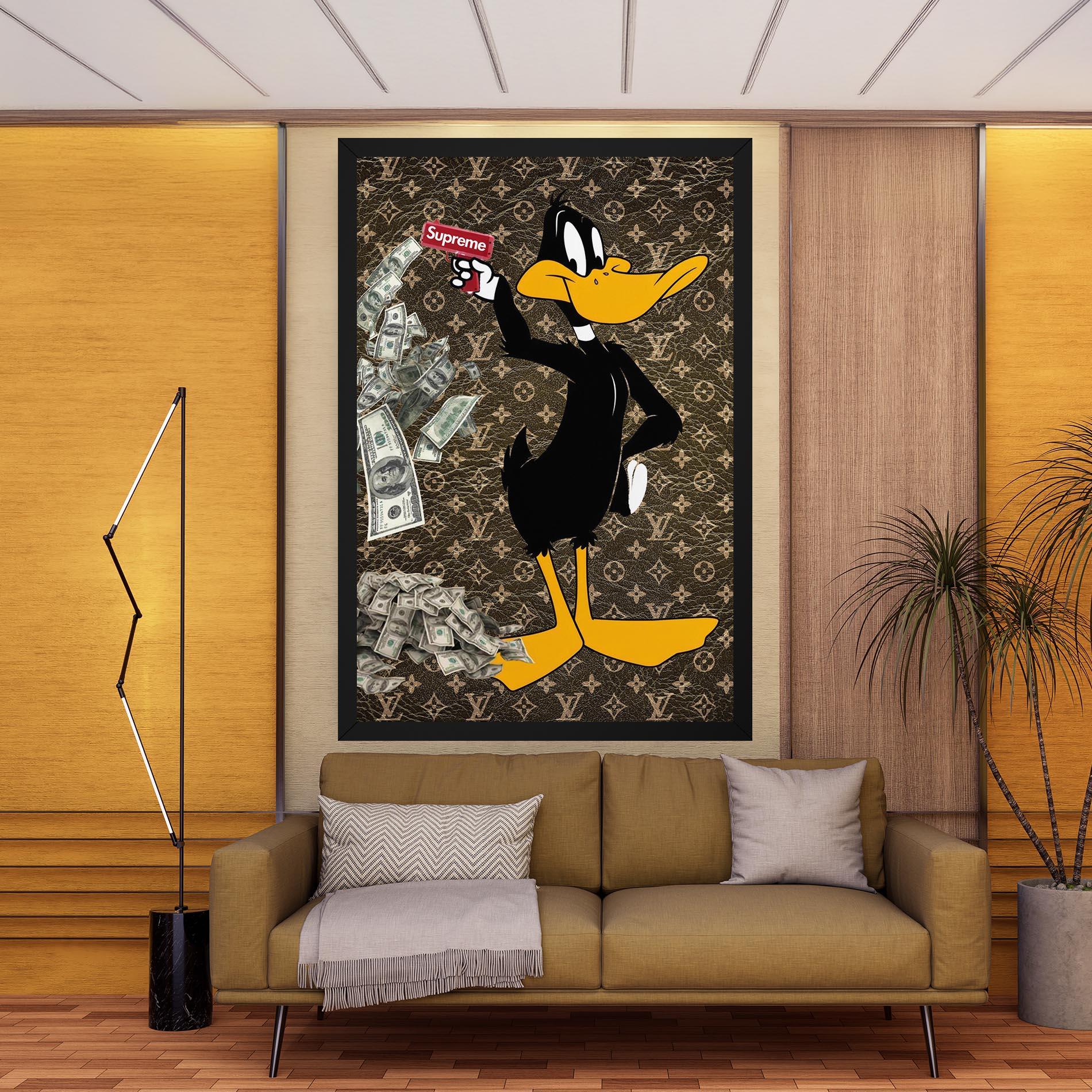 Obraz na Płótnie Supreme Daffy mockup 9