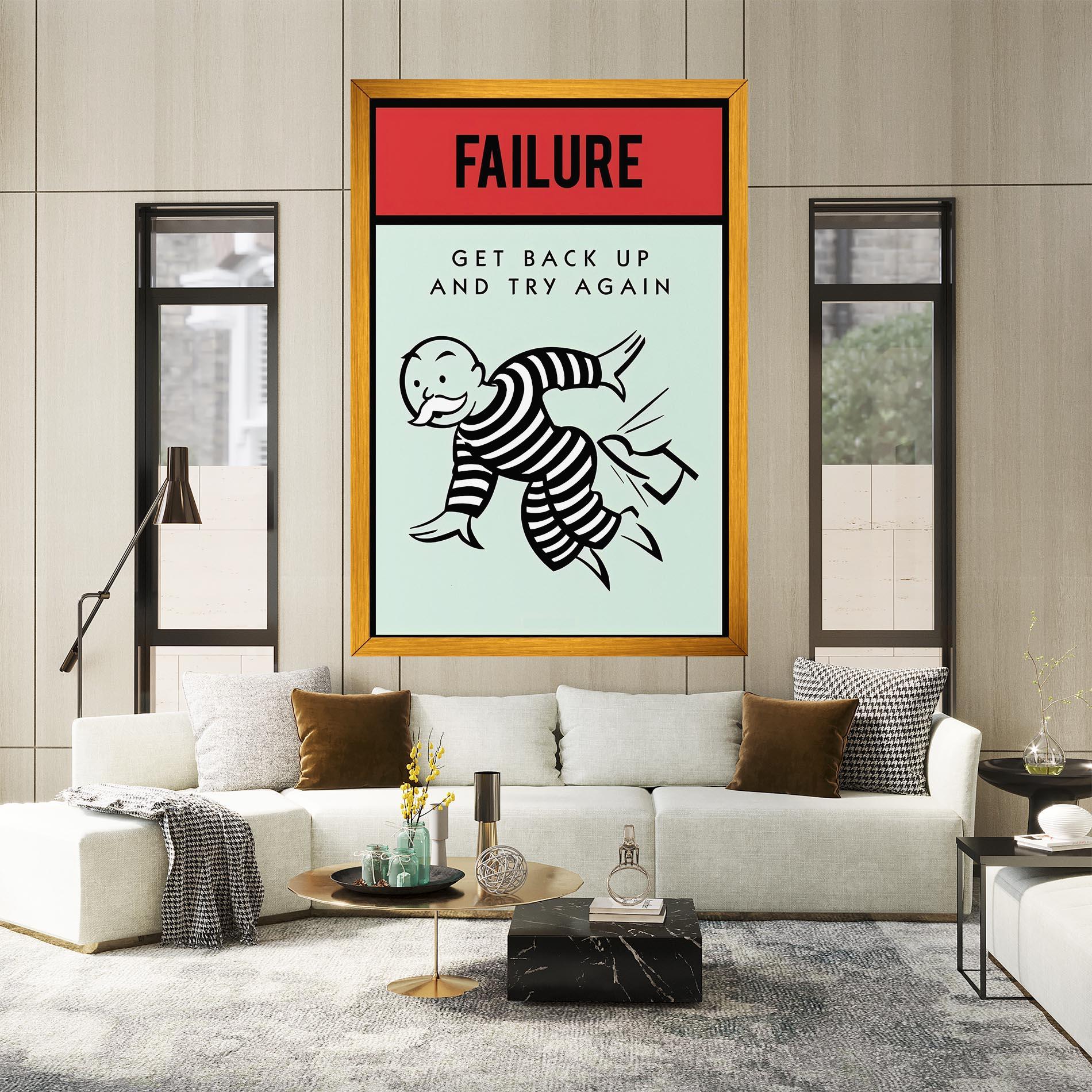 Obraz na Płótnie FAILURE mockup 2