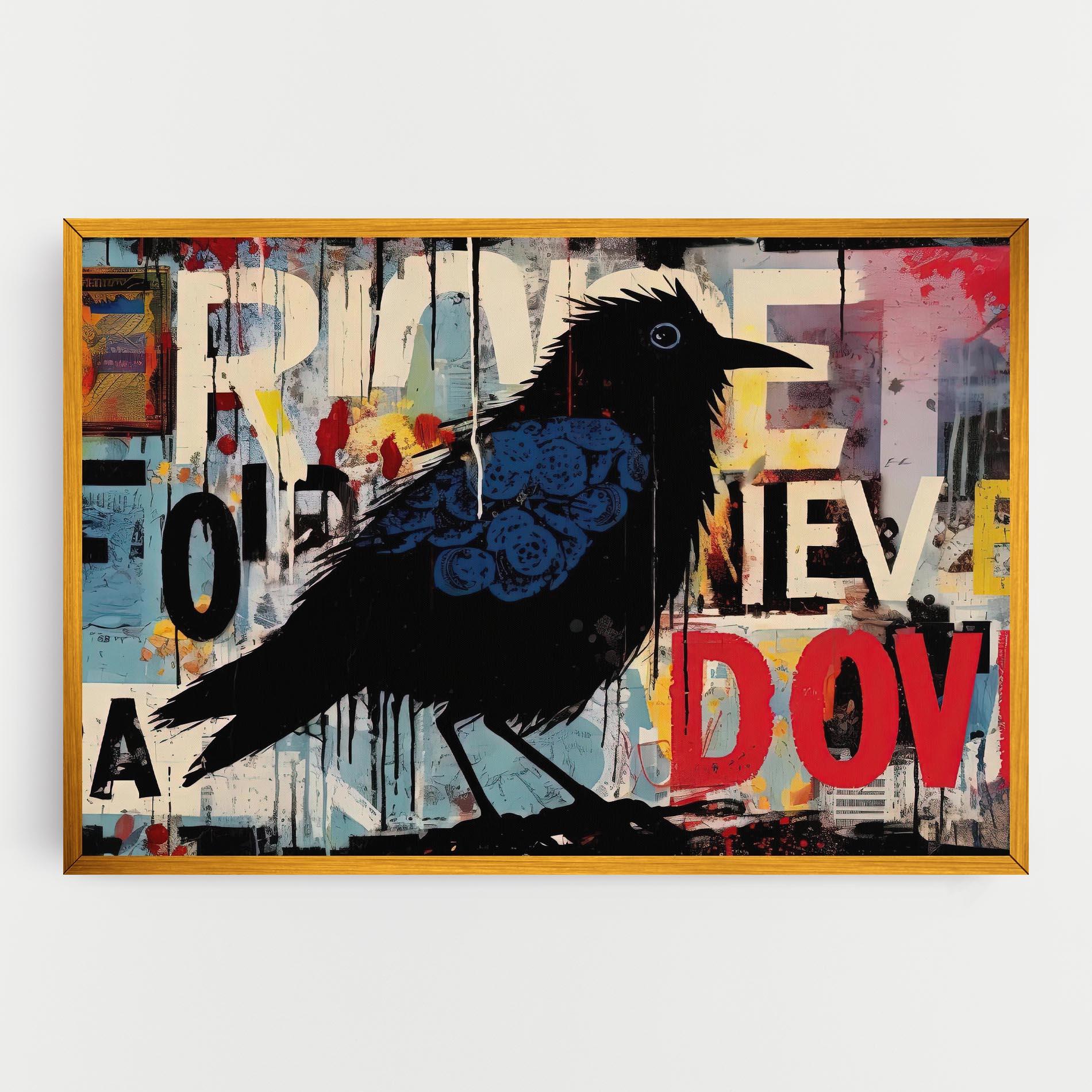 Obraz na Płótnie Bird Old Doodle mockup 0