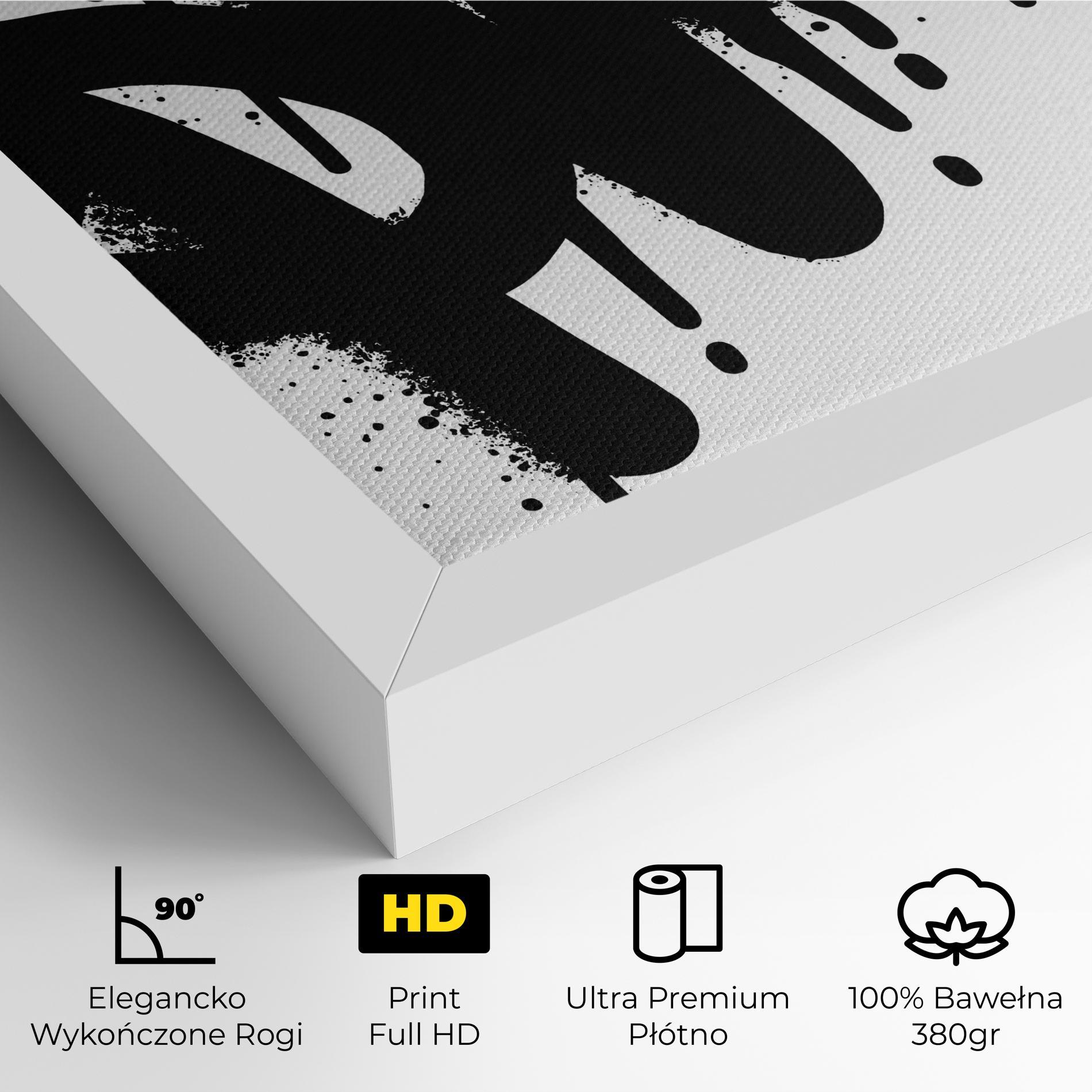 Obraz na Płótnie Graffiti Savage mockup 4