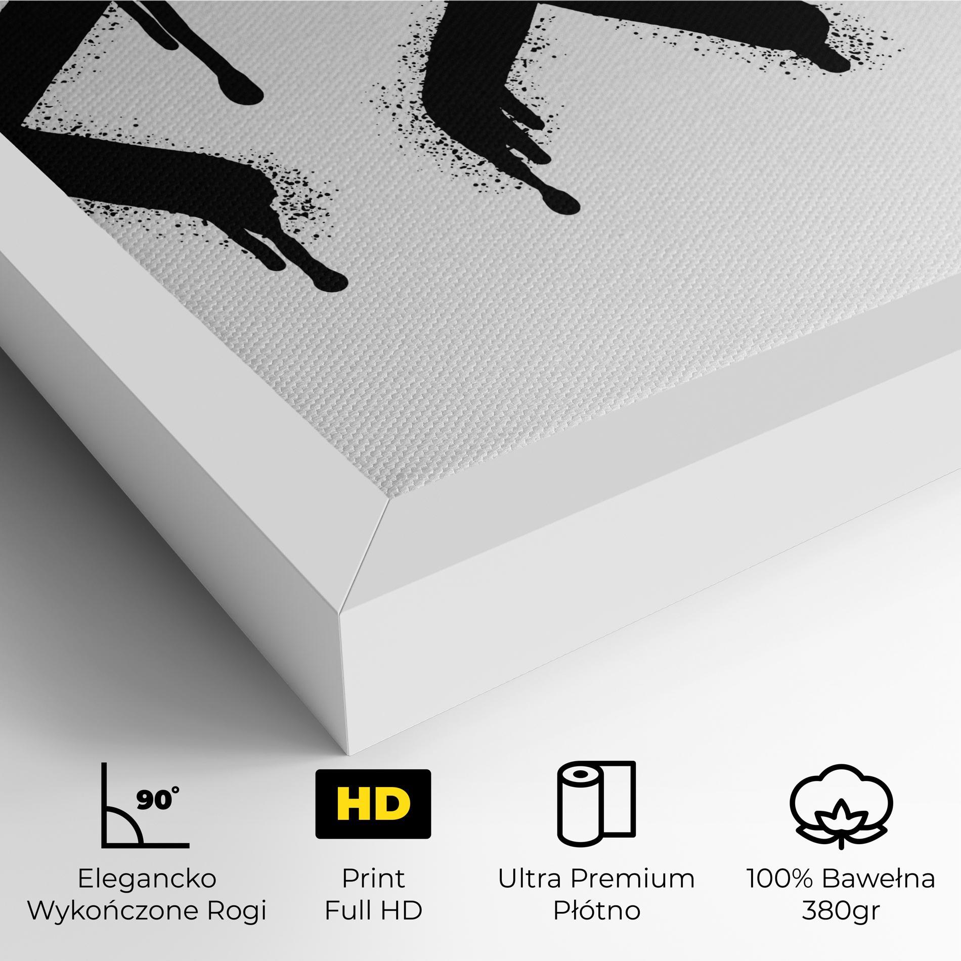 Obraz na Płótnie Grafiti X Spray mockup 4