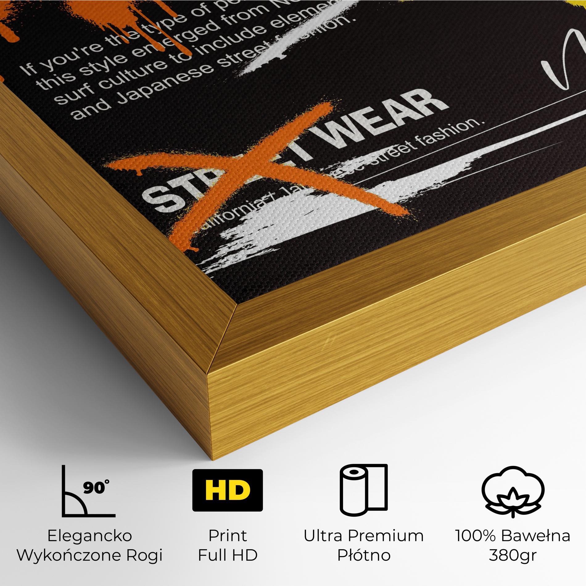 Obraz na Płótnie Original Style Graffiti mockup 4