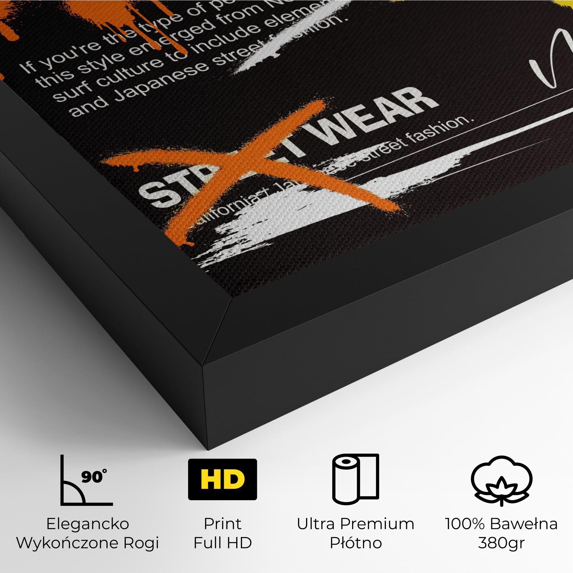 Obraz na Płótnie Original Style Graffiti mockup 4