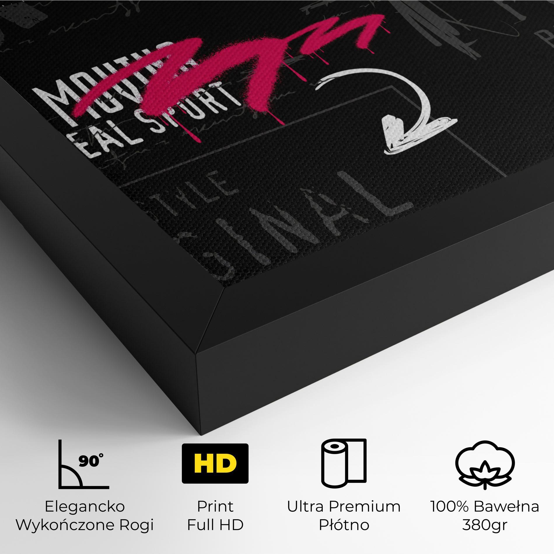 Obraz na Płótnie Skater Spray mockup 4