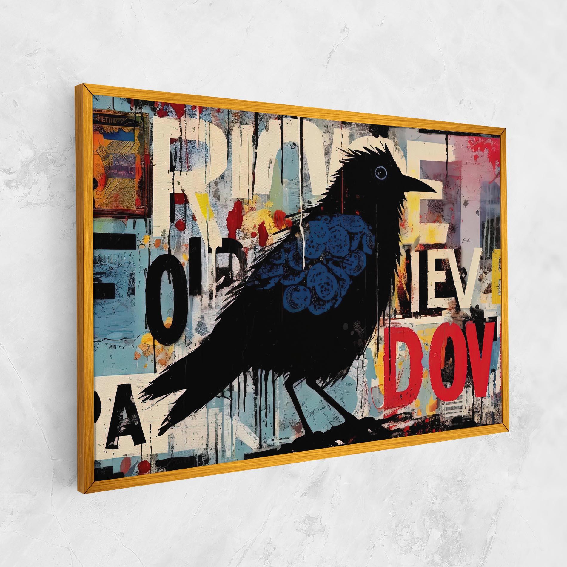 Obraz na Płótnie Bird Old Doodle mockup 1