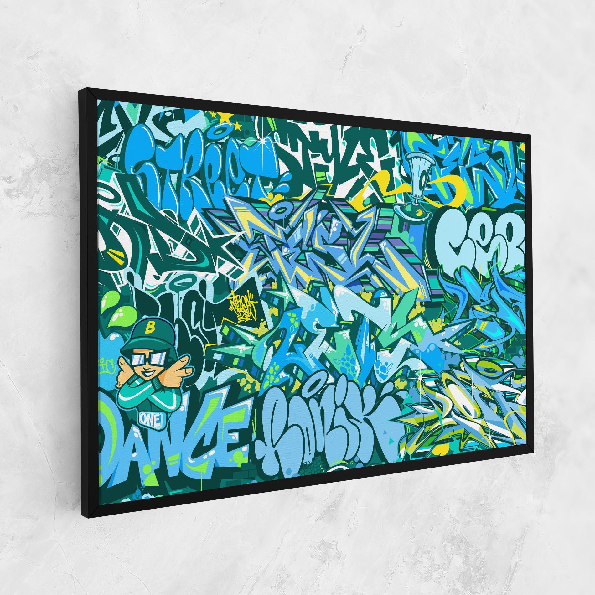 Obraz na Płótnie Be One Graffiti mockup 1