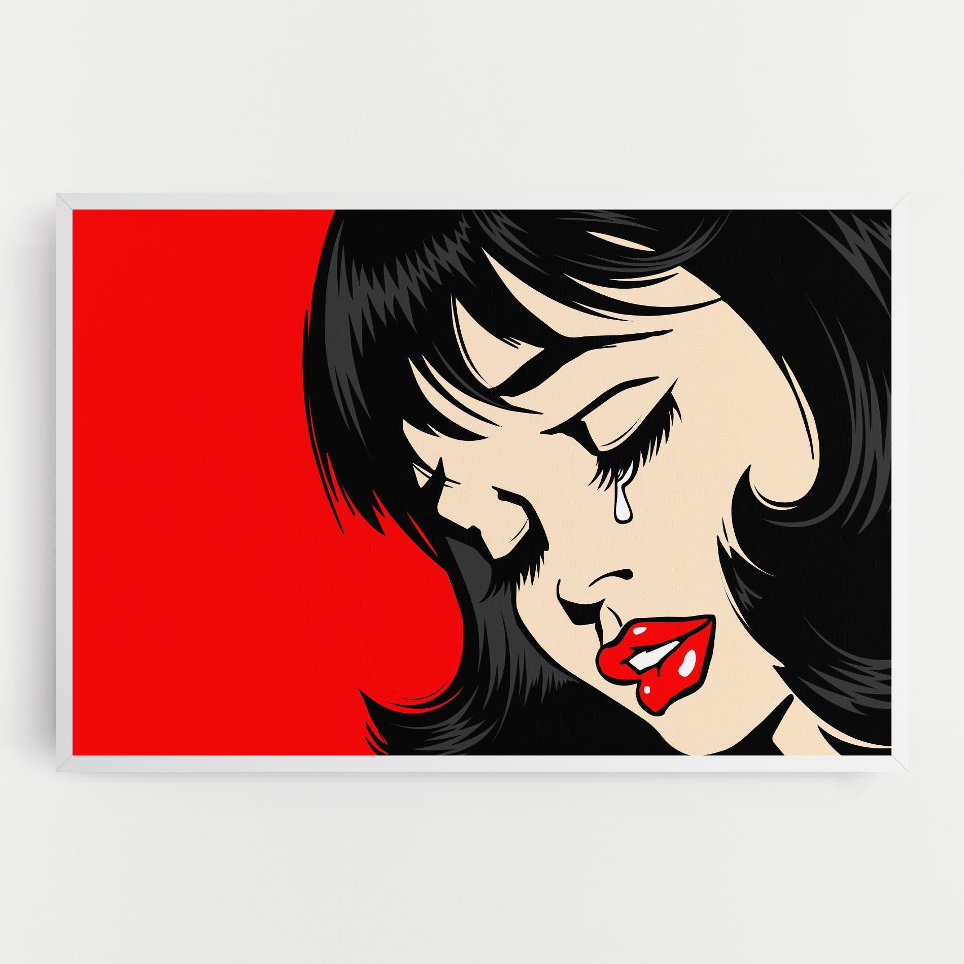 Obraz na Płótnie Pop Crying mockup 0