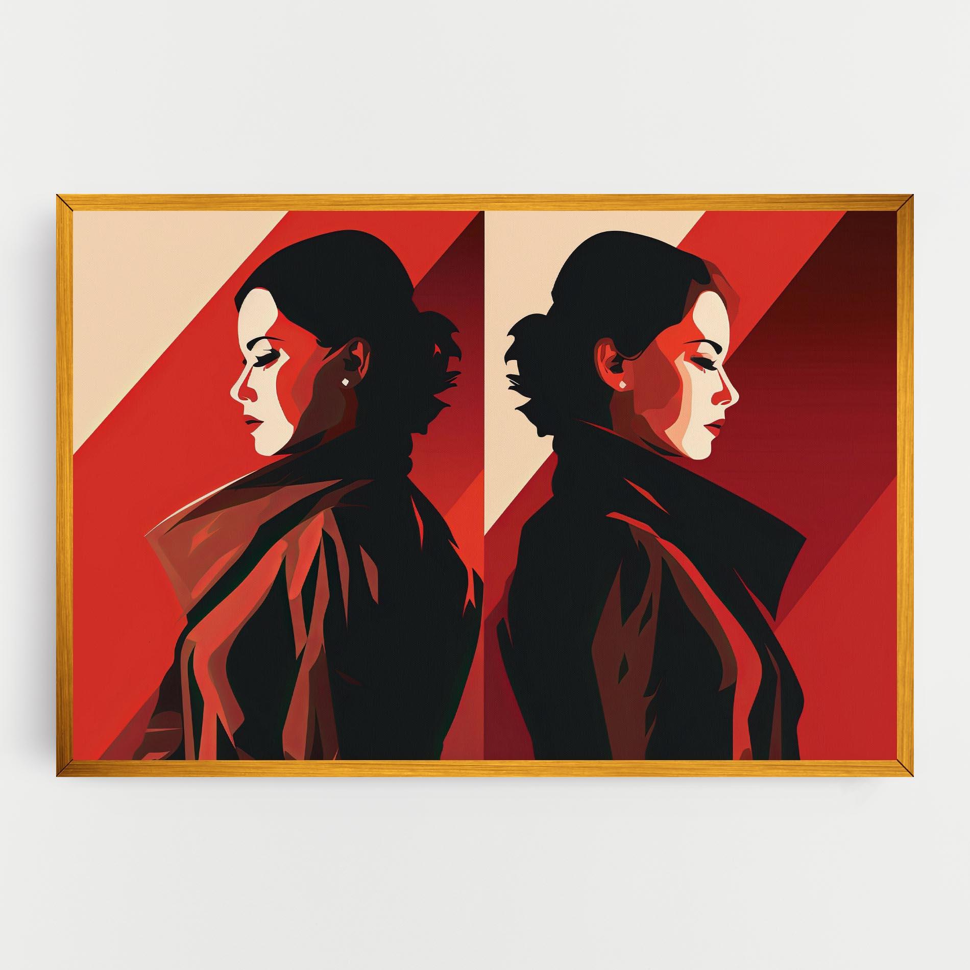 Obraz na Płótnie Pop Outfit Lady mockup 0