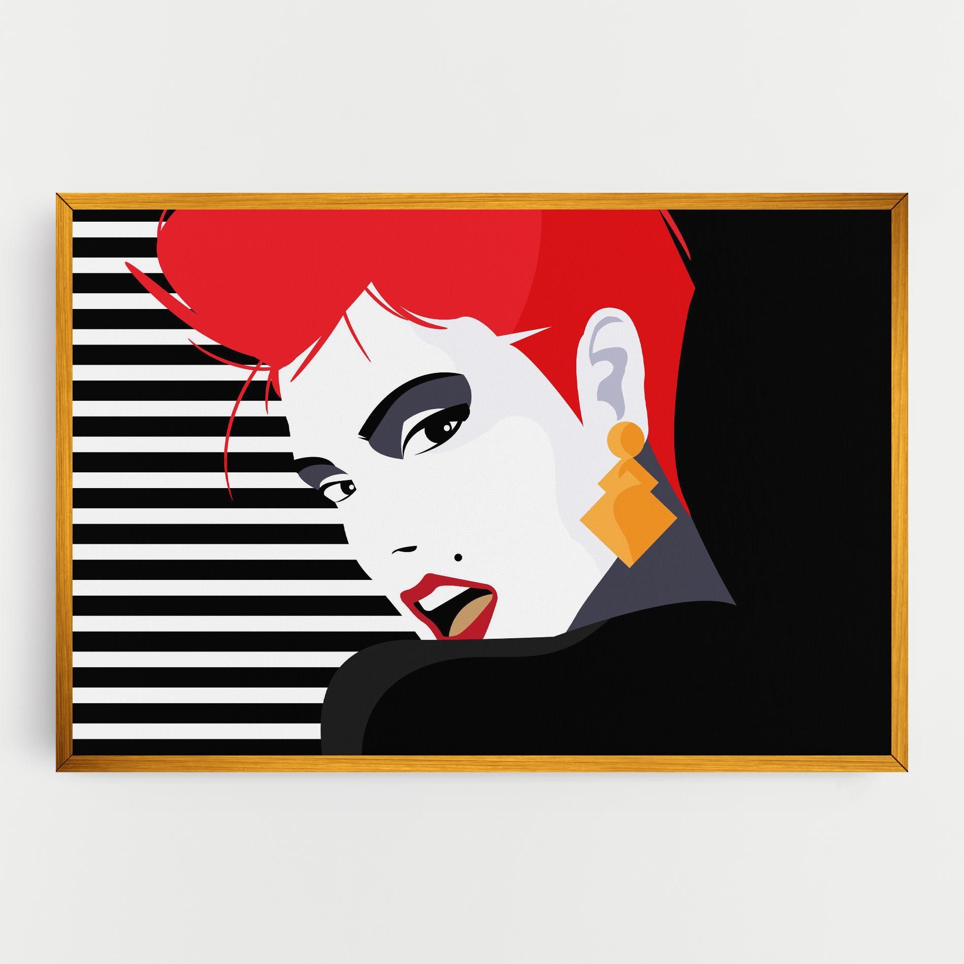 Red Pop Hair mockup 0