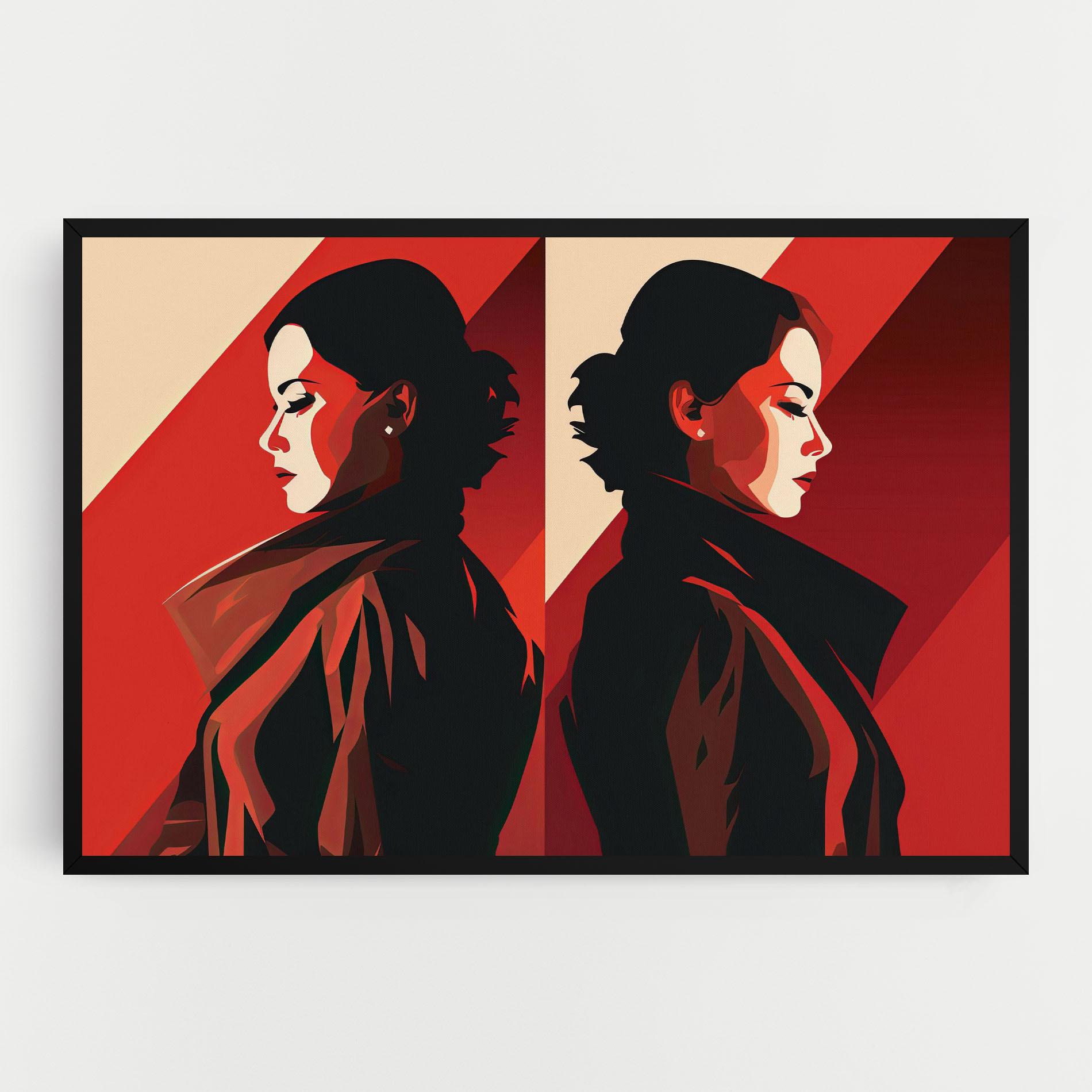 Obraz na Płótnie Pop Outfit Lady mockup 0