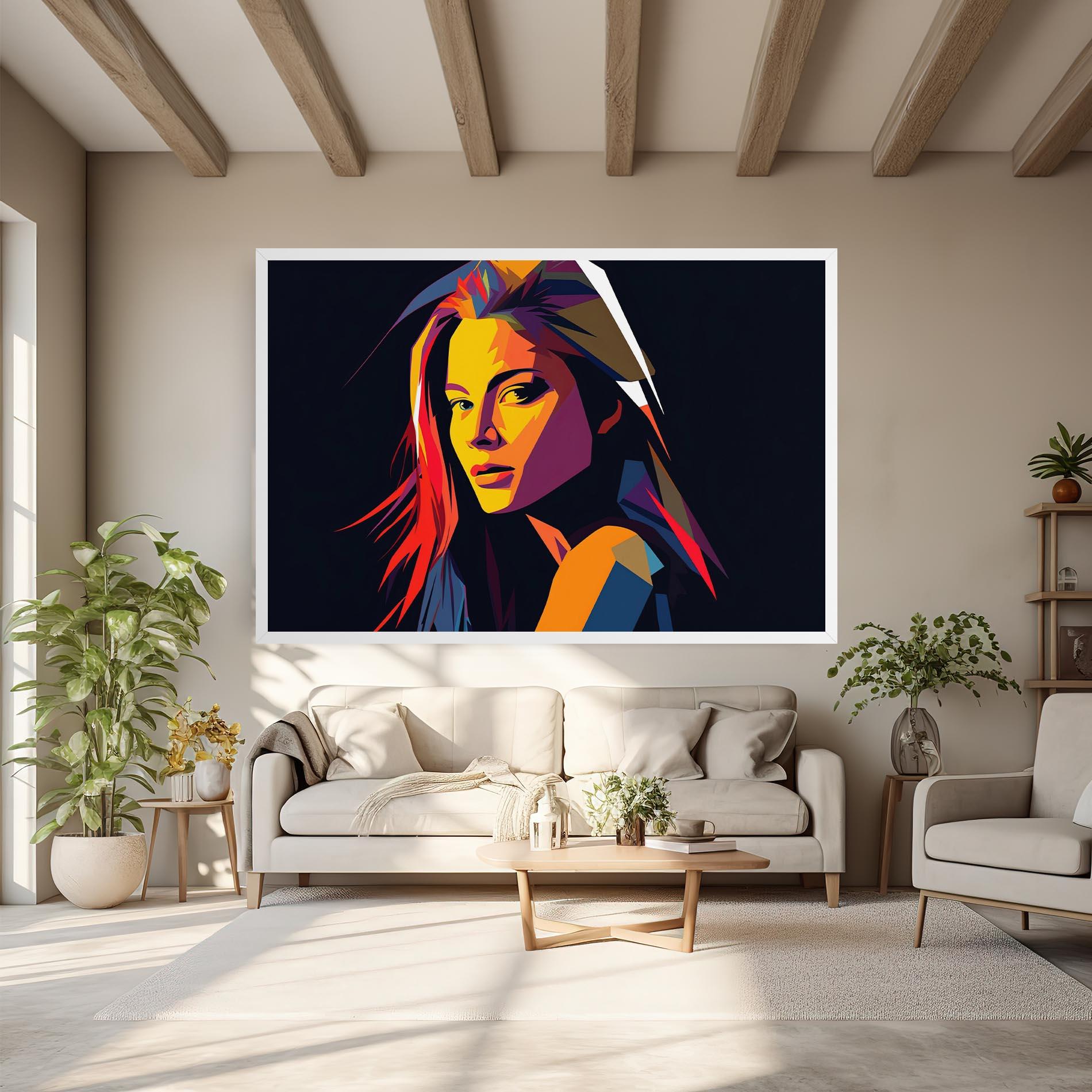 Obraz na Płótnie Orange Pop Light mockup 6