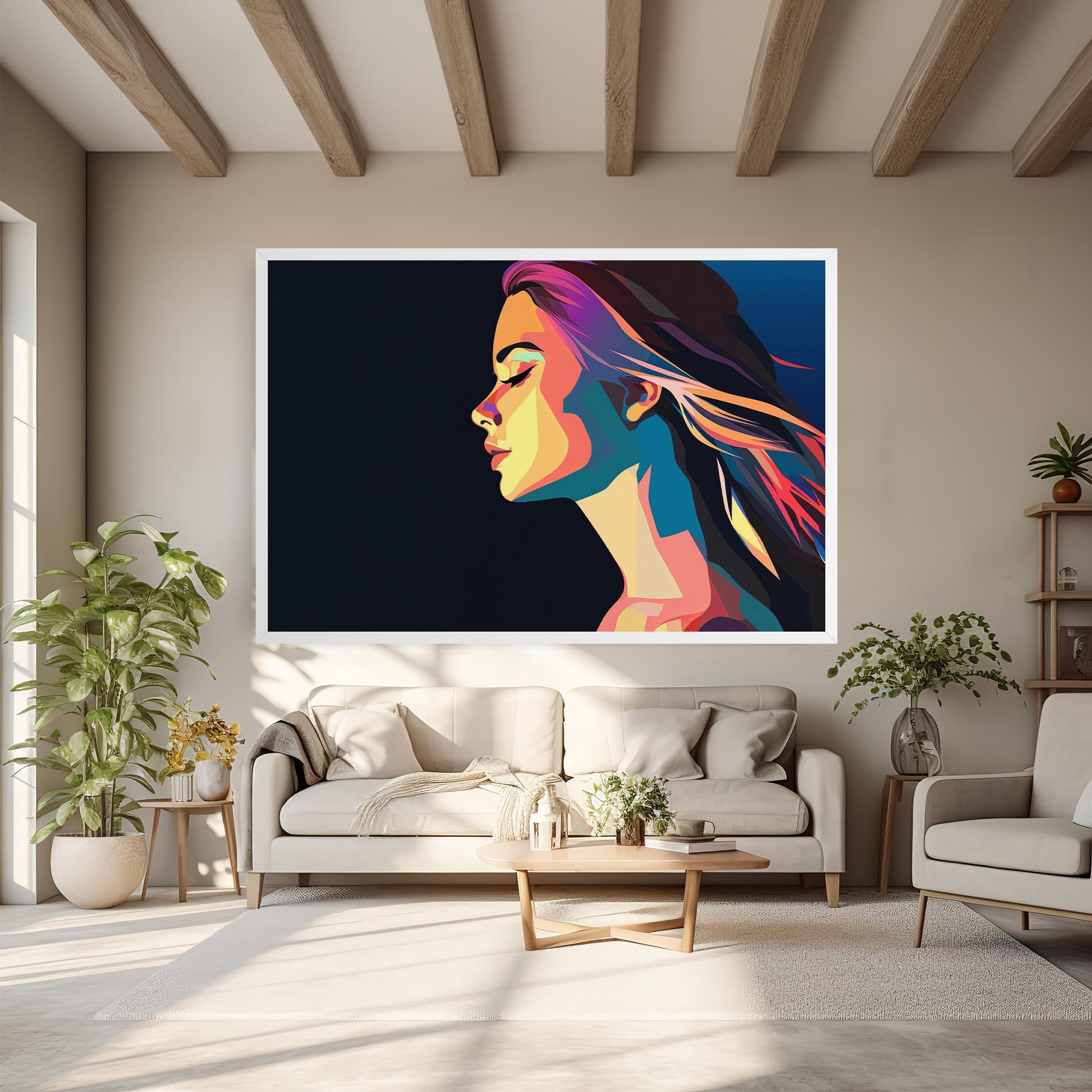 Obraz na Płótnie Worm Pop Light mockup 6