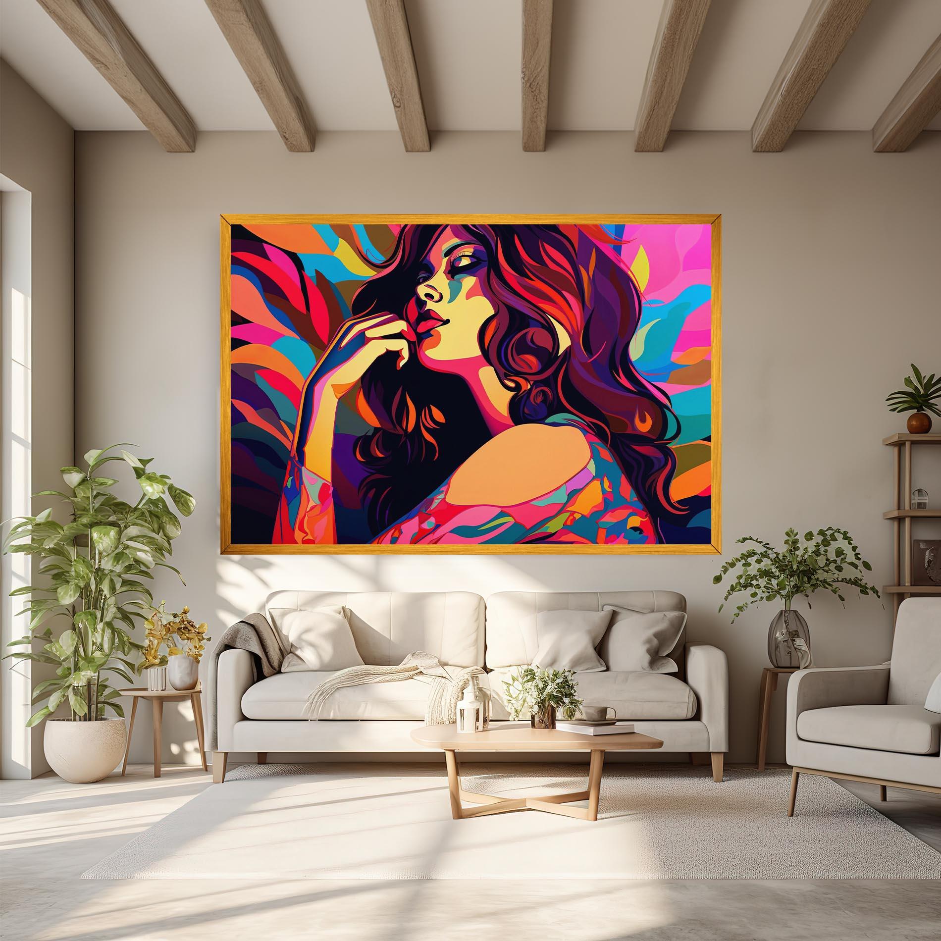 Obraz na Płótnie Pop Color Mix mockup 6