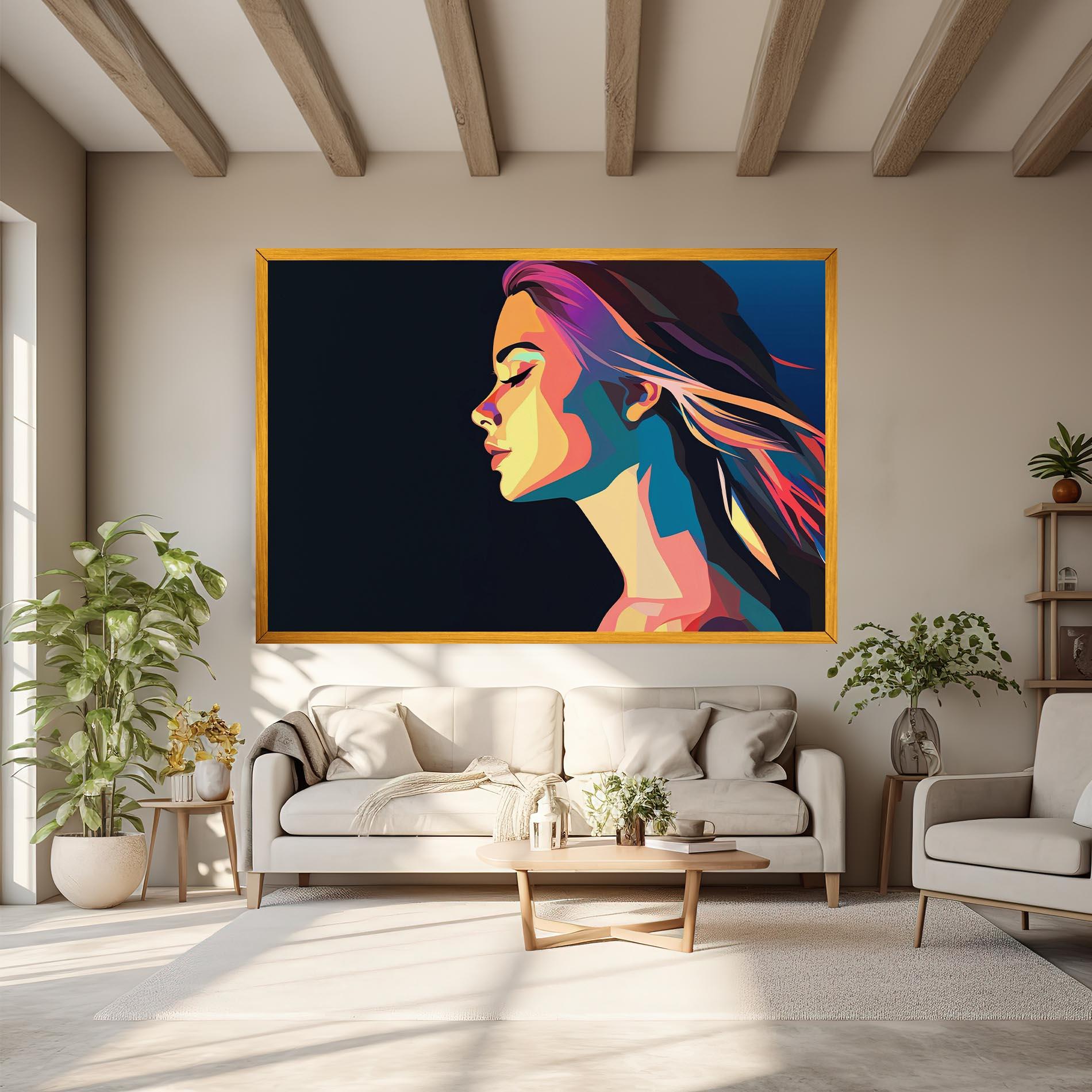 Obraz na Płótnie Worm Pop Light mockup 6