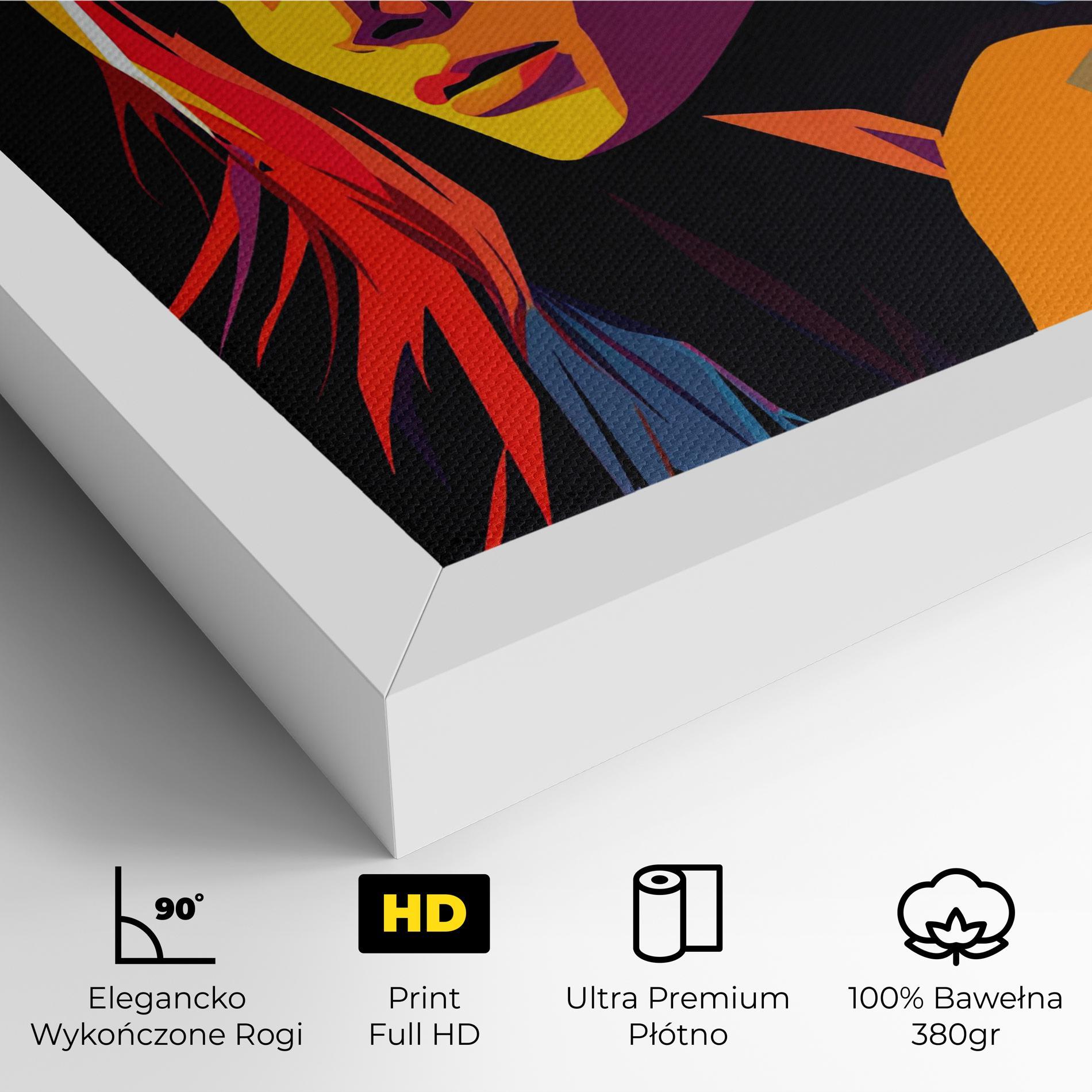 Obraz na Płótnie Orange Pop Light mockup 4