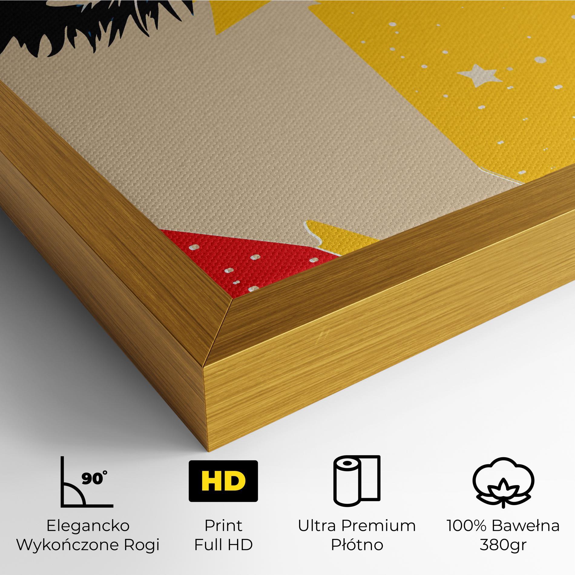 Obraz na Płótnie Blue Pop Eye mockup 4