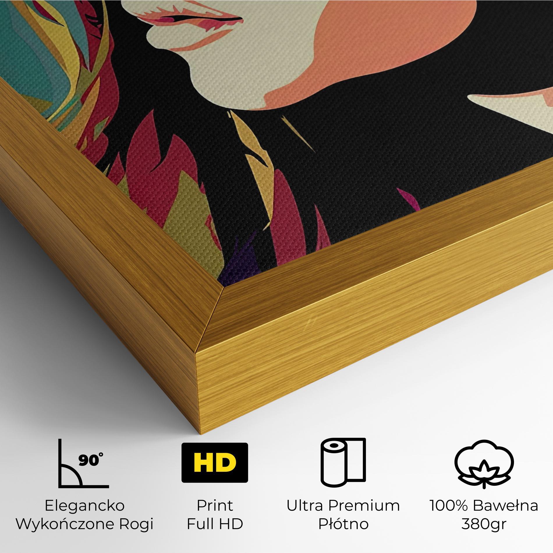 Obraz na Płótnie Cream Pop Art mockup 4