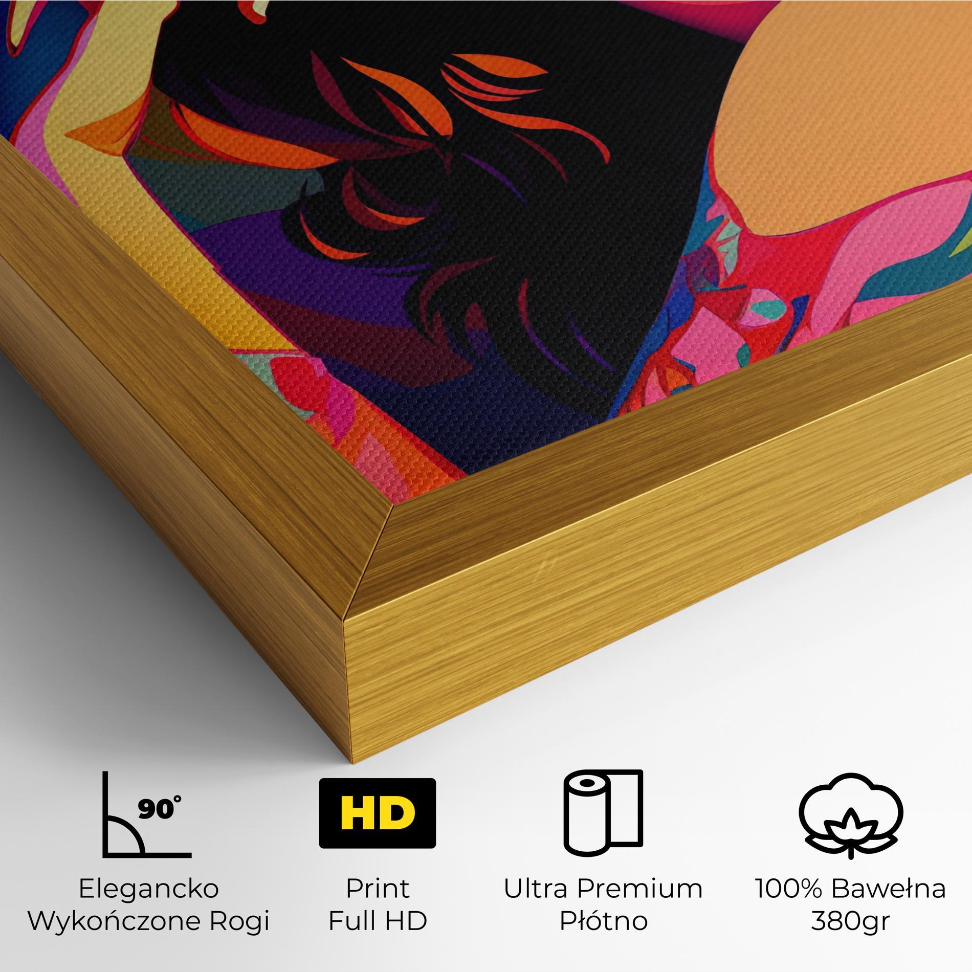 Obraz na Płótnie Pop Color Mix mockup 4