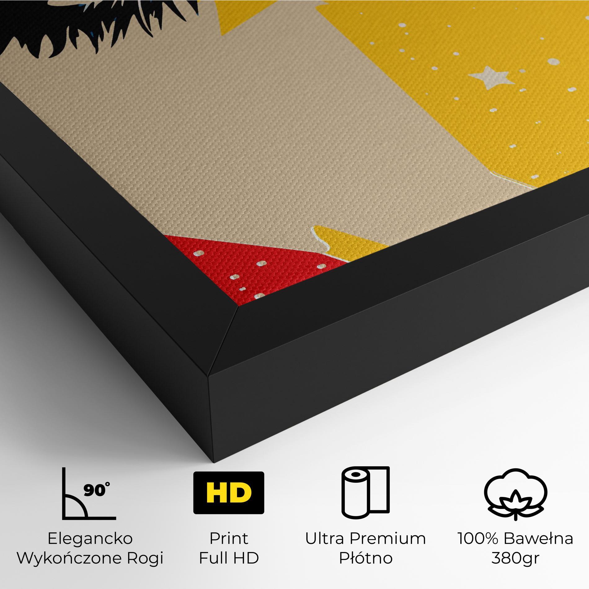 Obraz na Płótnie Blue Pop Eye mockup 4