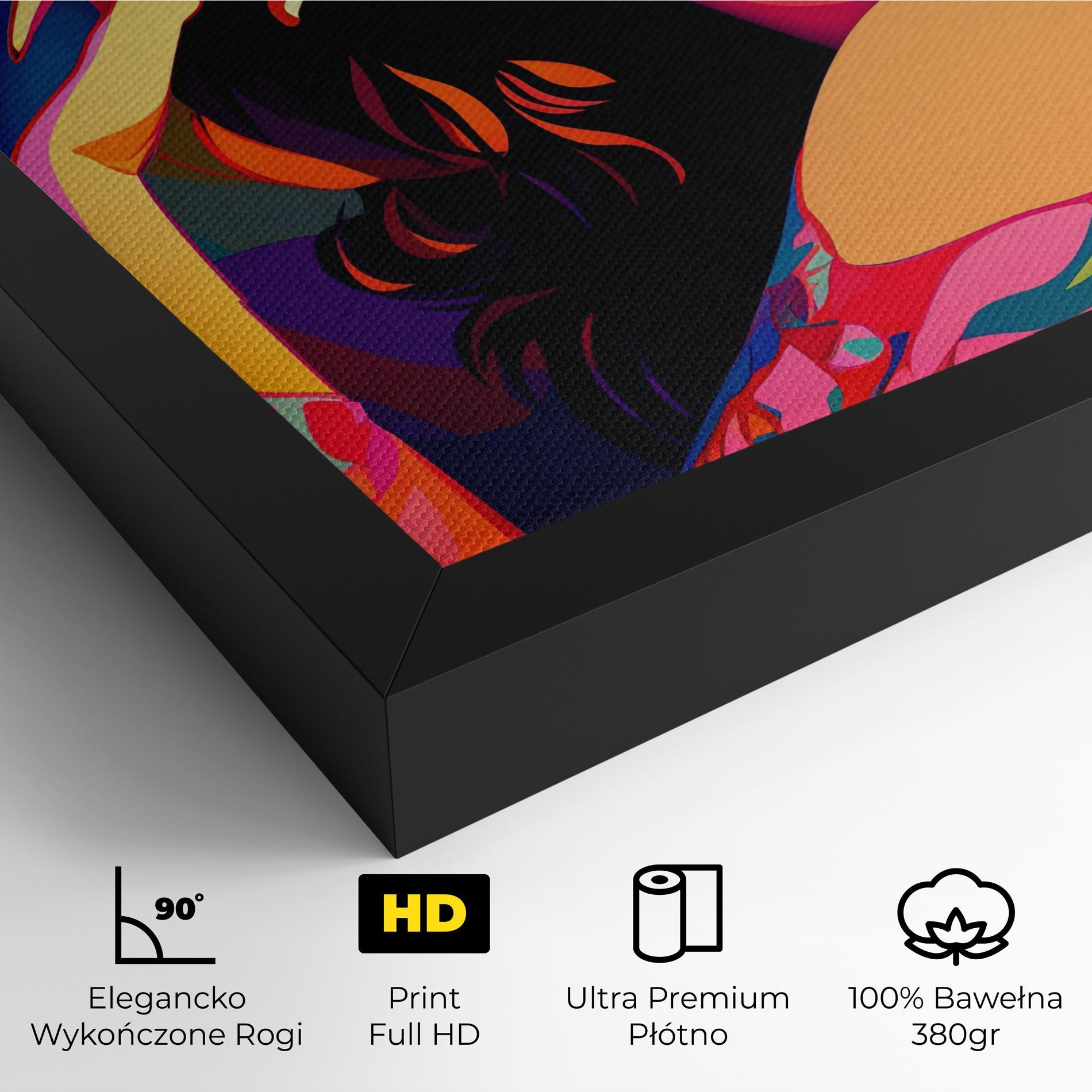 Obraz na Płótnie Pop Color Mix mockup 4