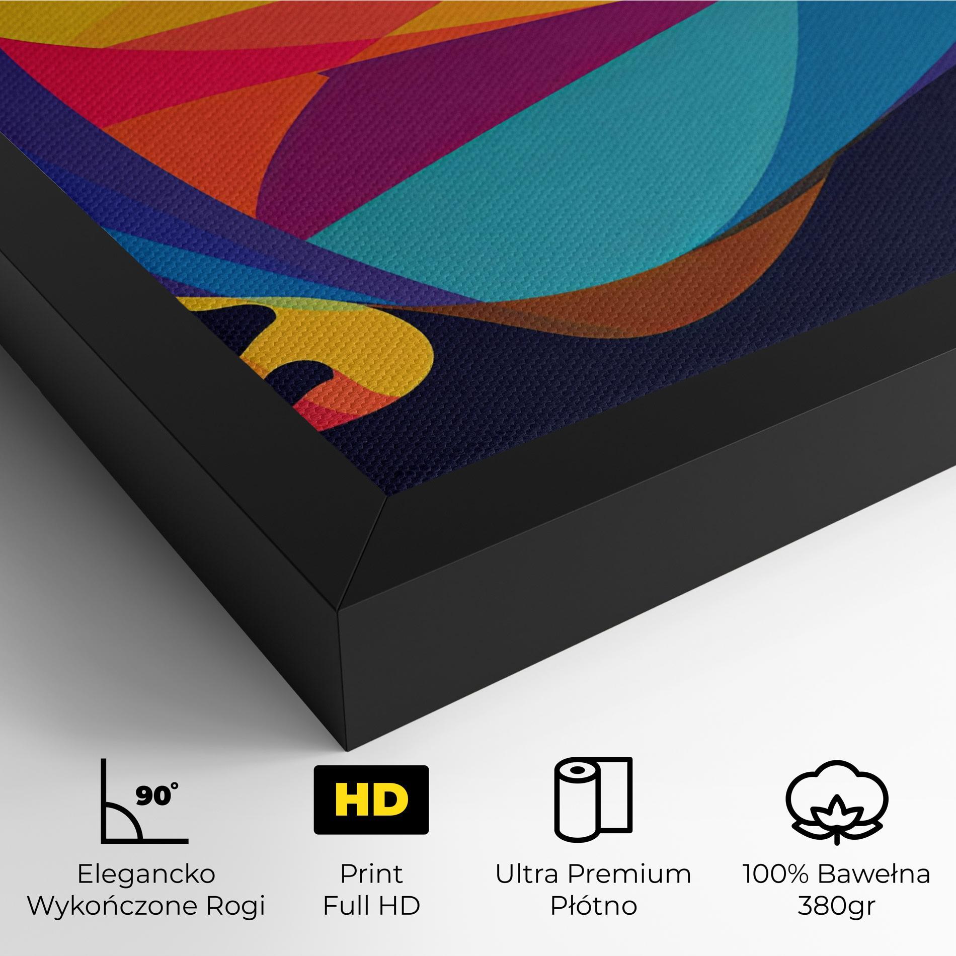 Obraz na Płótnie Yellow Pop Face mockup 4