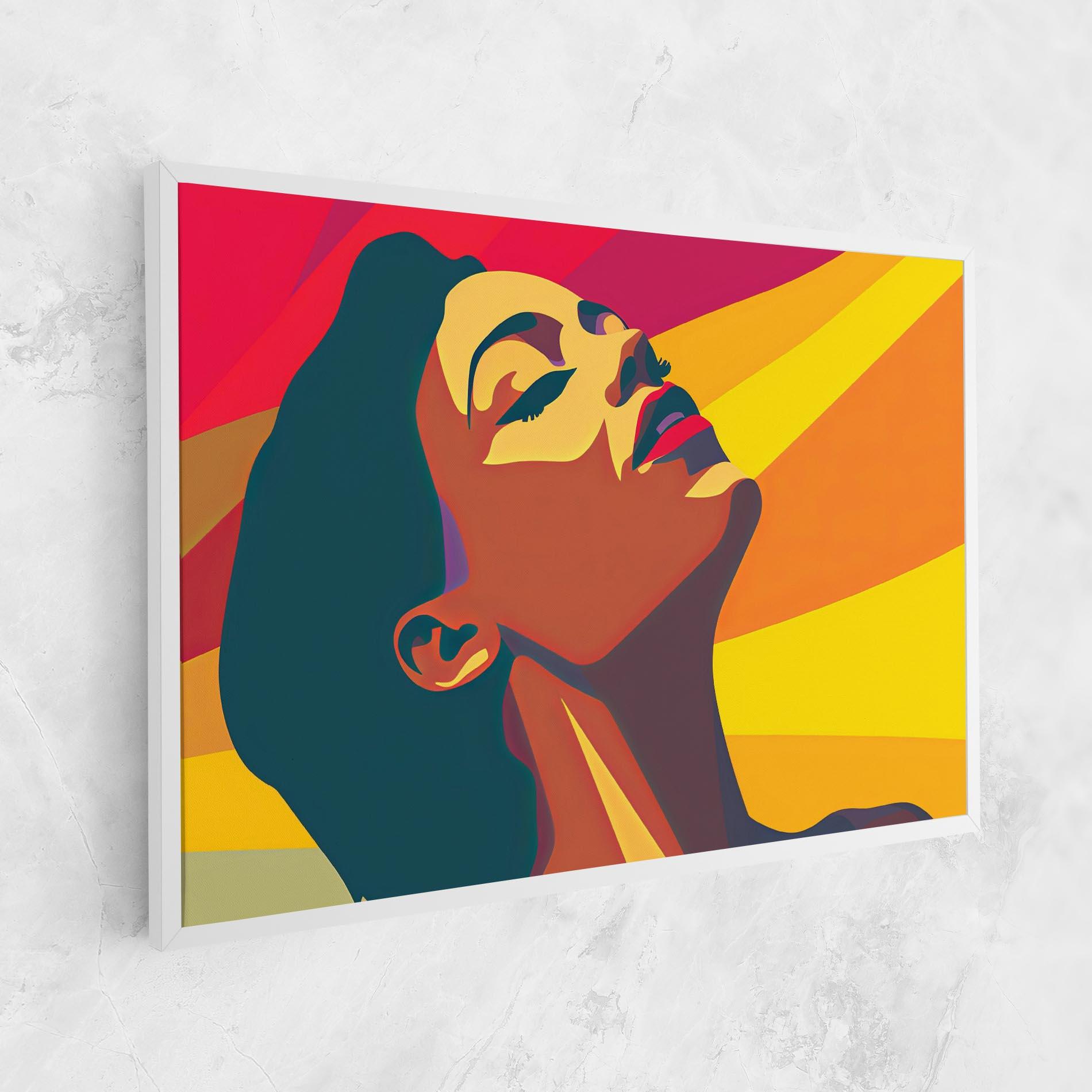 Obraz na Płótnie Pop Female Color mockup 1