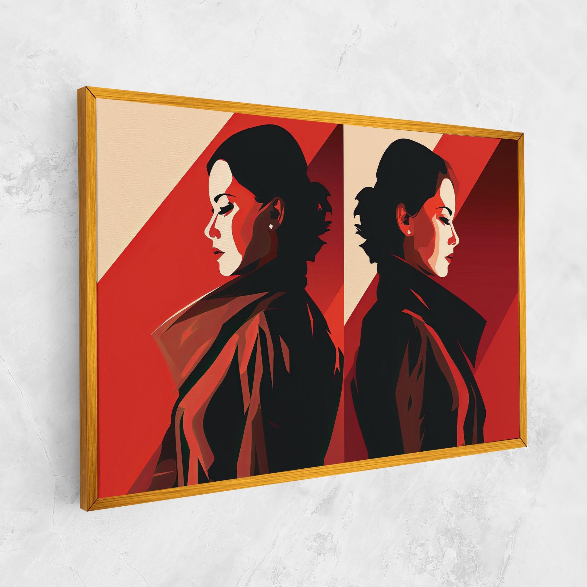 Obraz na Płótnie Pop Outfit Lady mockup 1