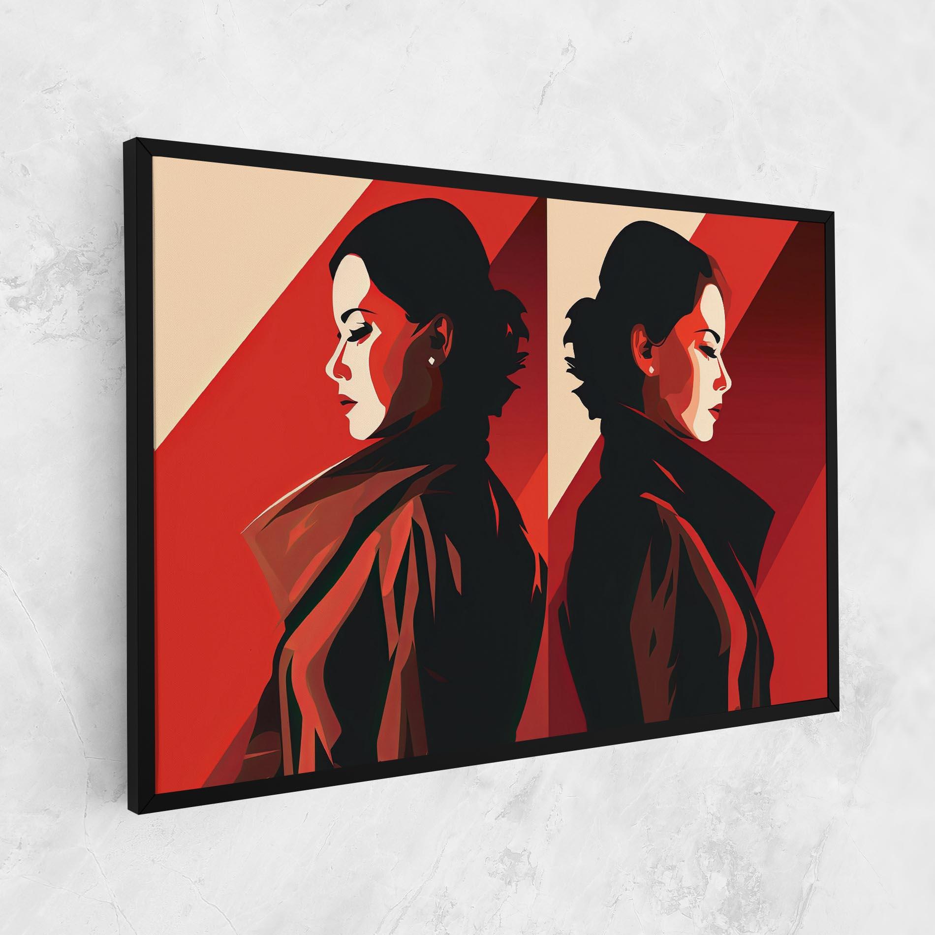 Obraz na Płótnie Pop Outfit Lady mockup 1