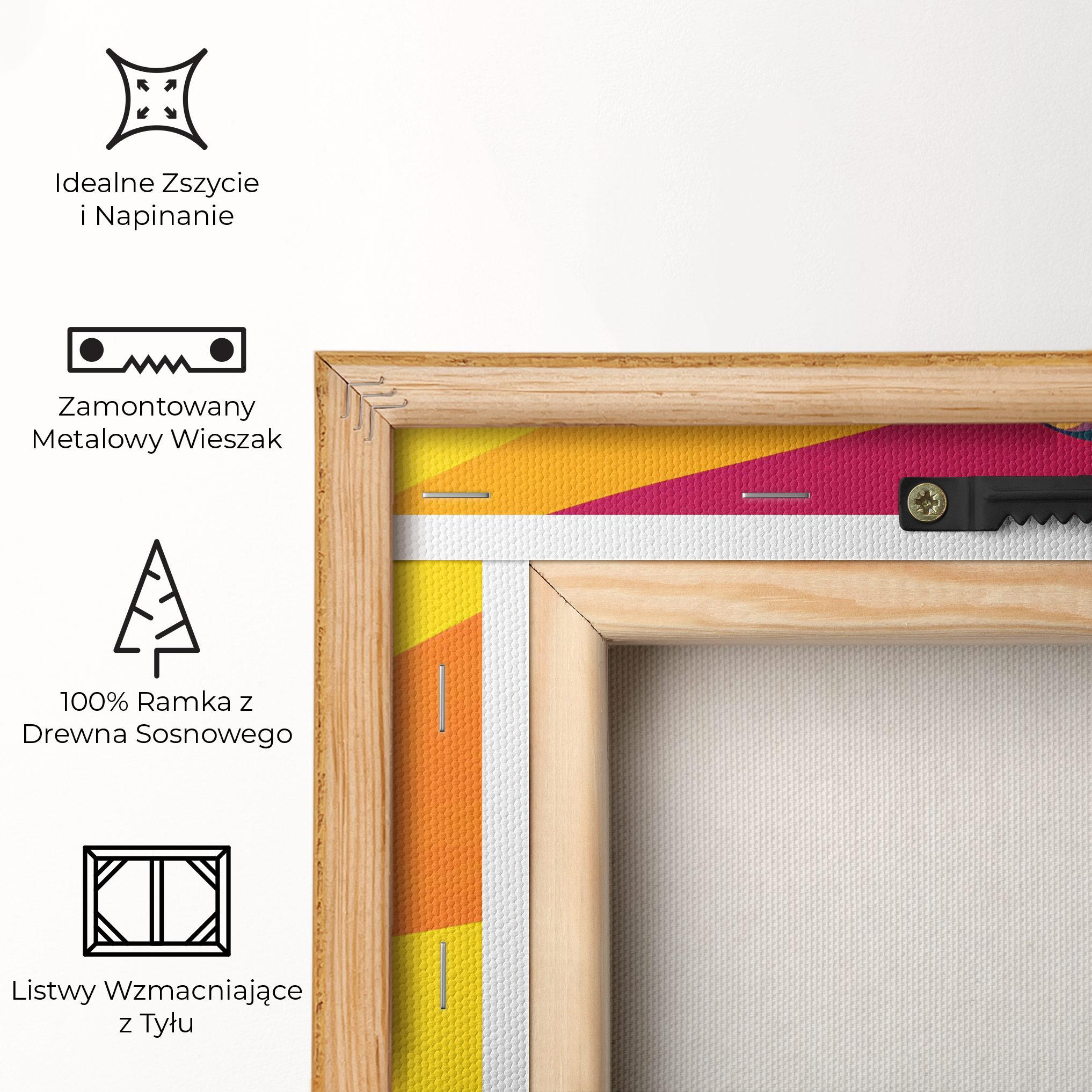 Obraz na Płótnie Pop Female Color mockup 5