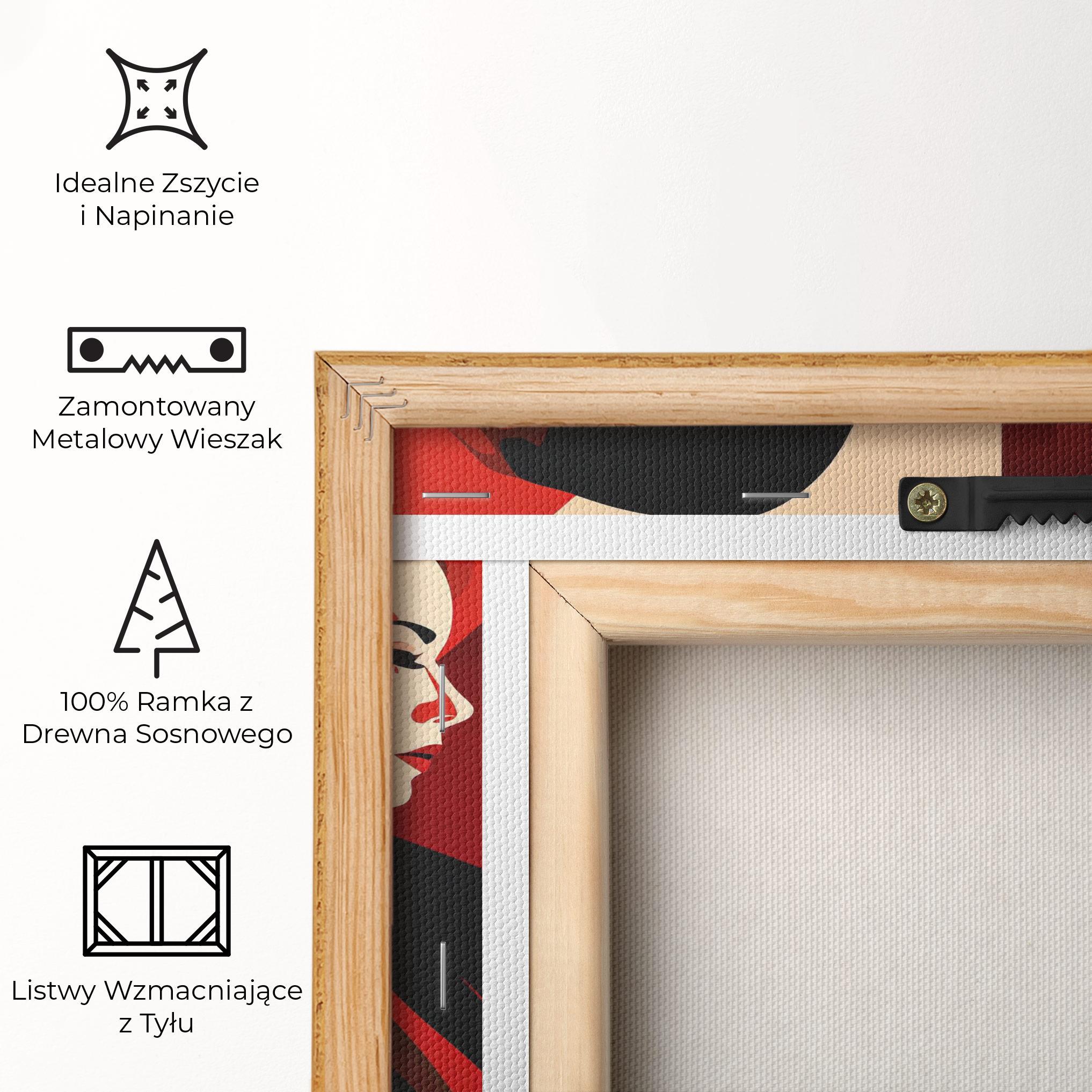 Obraz na Płótnie Pop Outfit Lady mockup 5