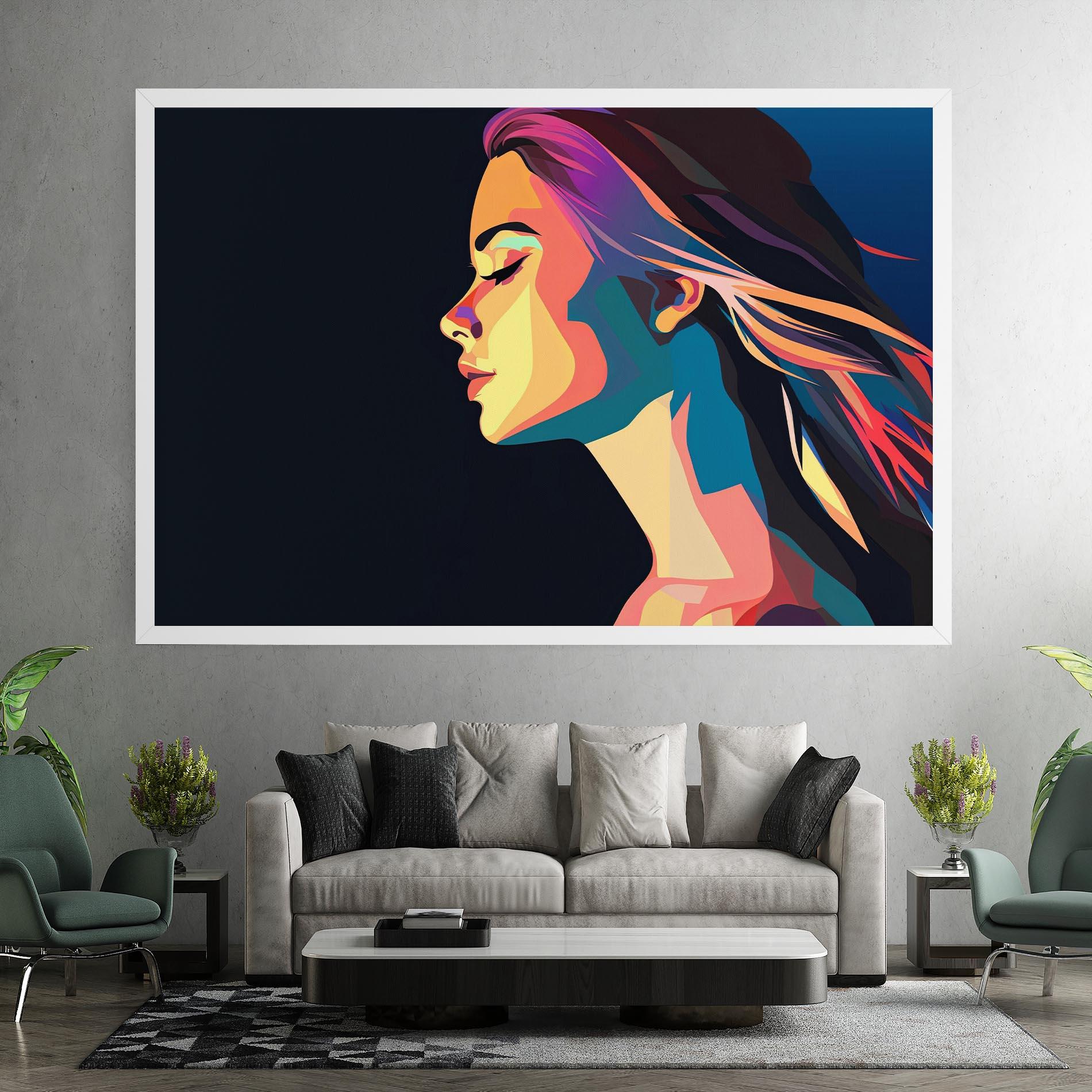 Obraz na Płótnie Worm Pop Light mockup 7