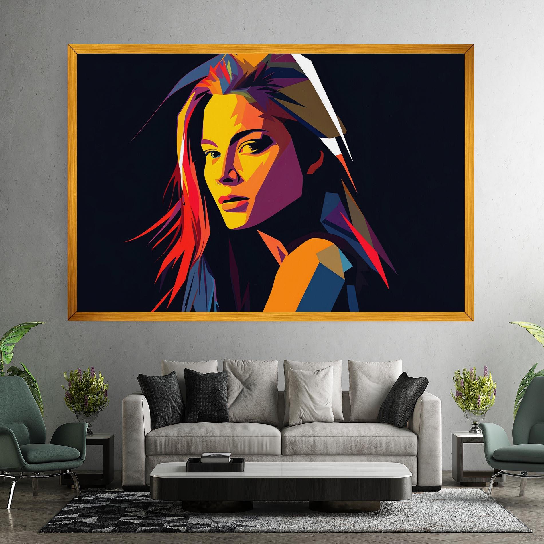 Obraz na Płótnie Orange Pop Light mockup 7