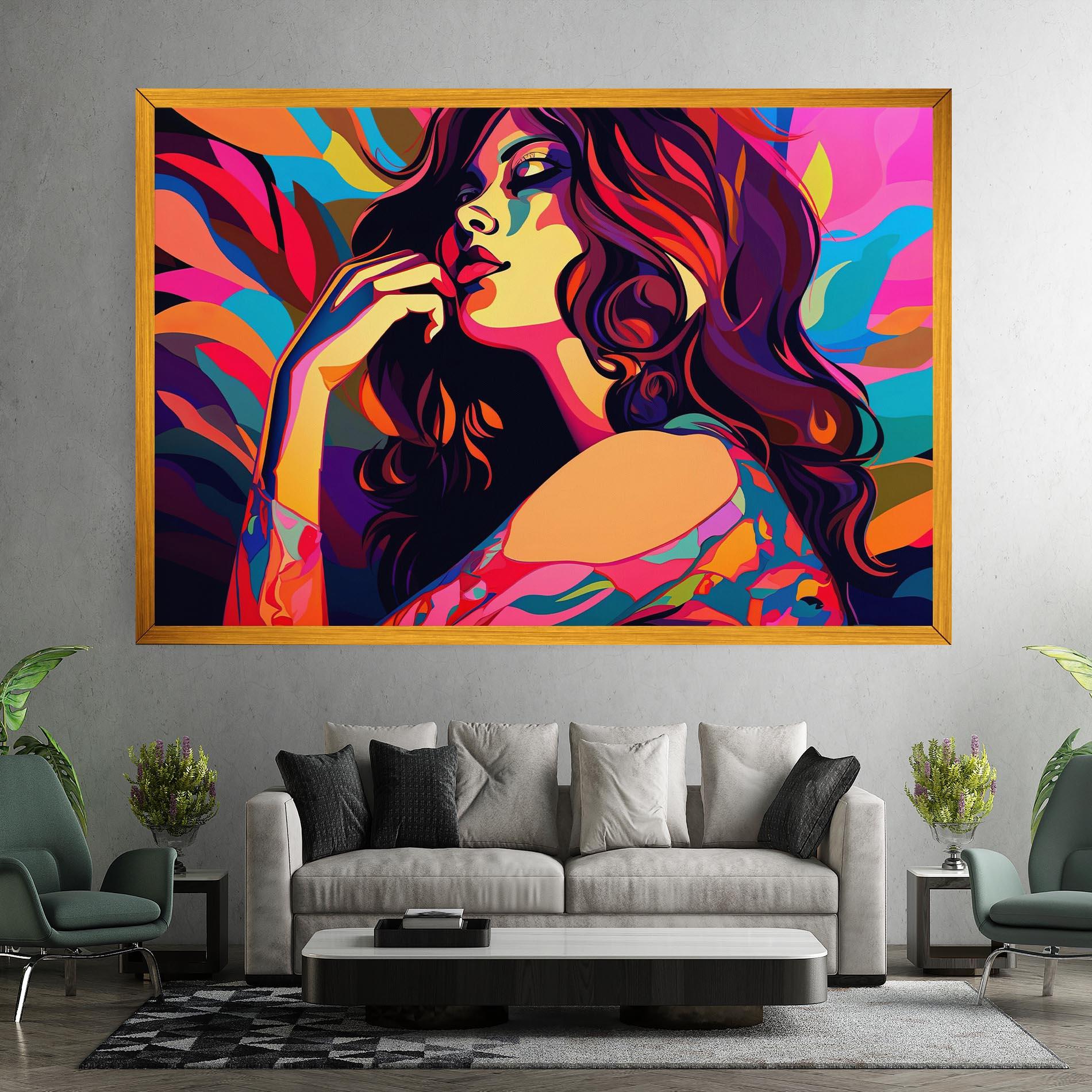 Obraz na Płótnie Pop Color Mix mockup 7