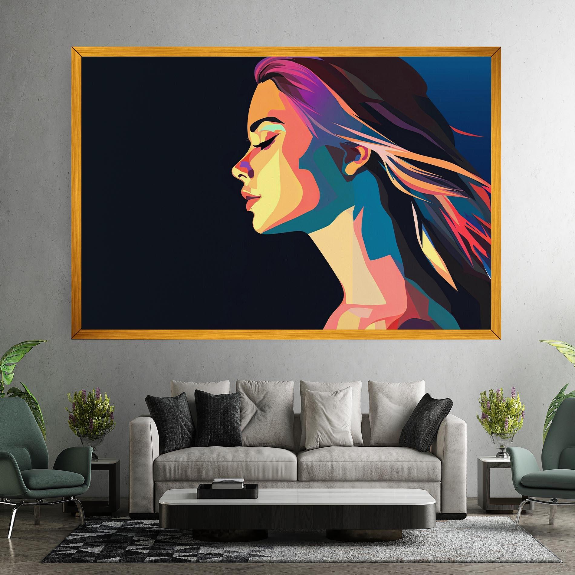 Obraz na Płótnie Worm Pop Light mockup 7