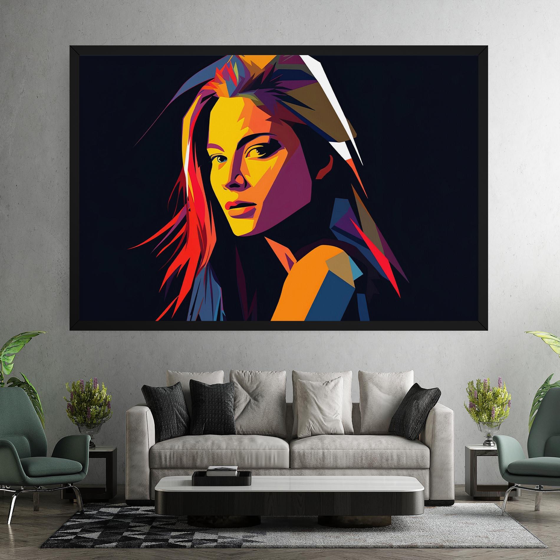 Obraz na Płótnie Orange Pop Light mockup 7