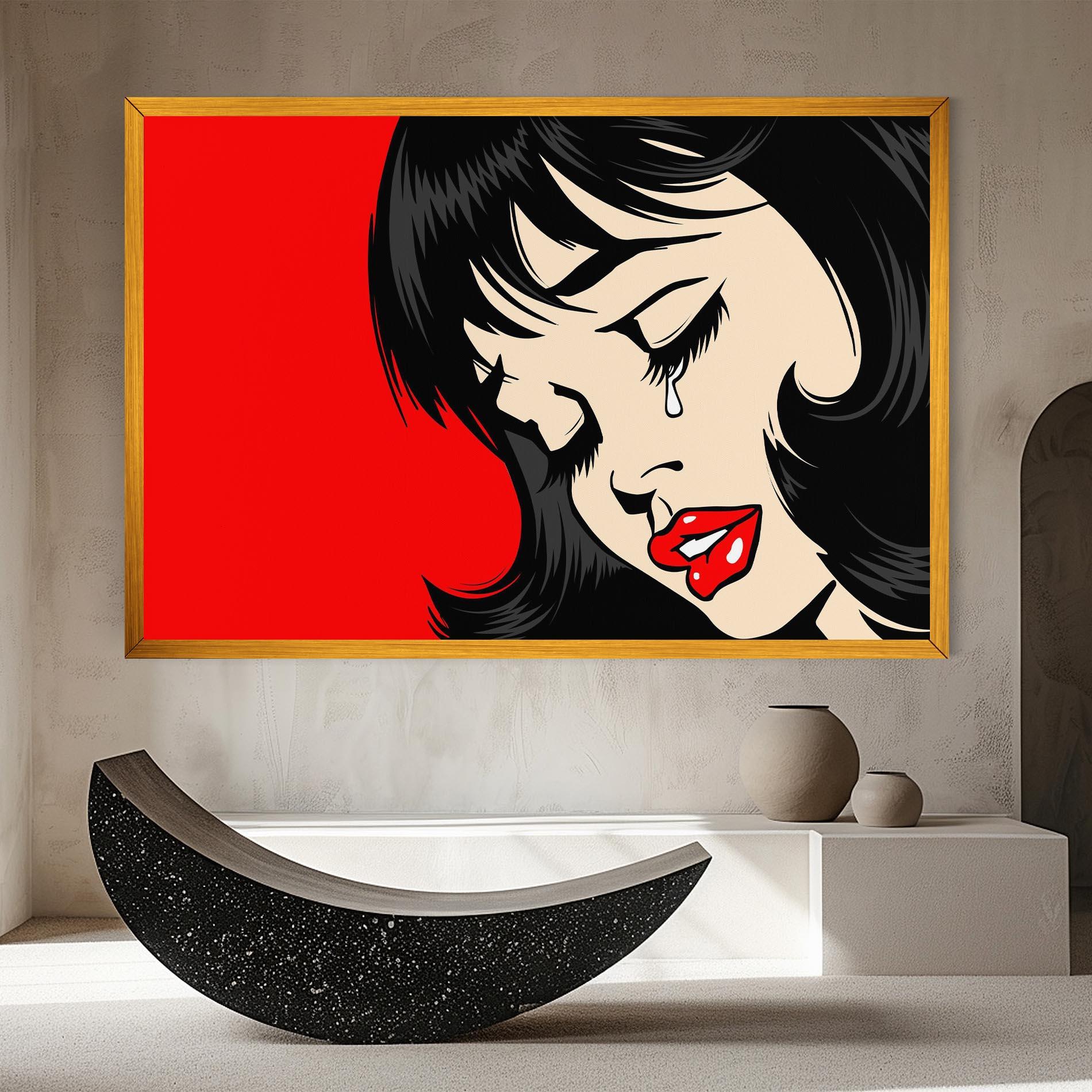 Obraz na Płótnie Pop Crying mockup 8