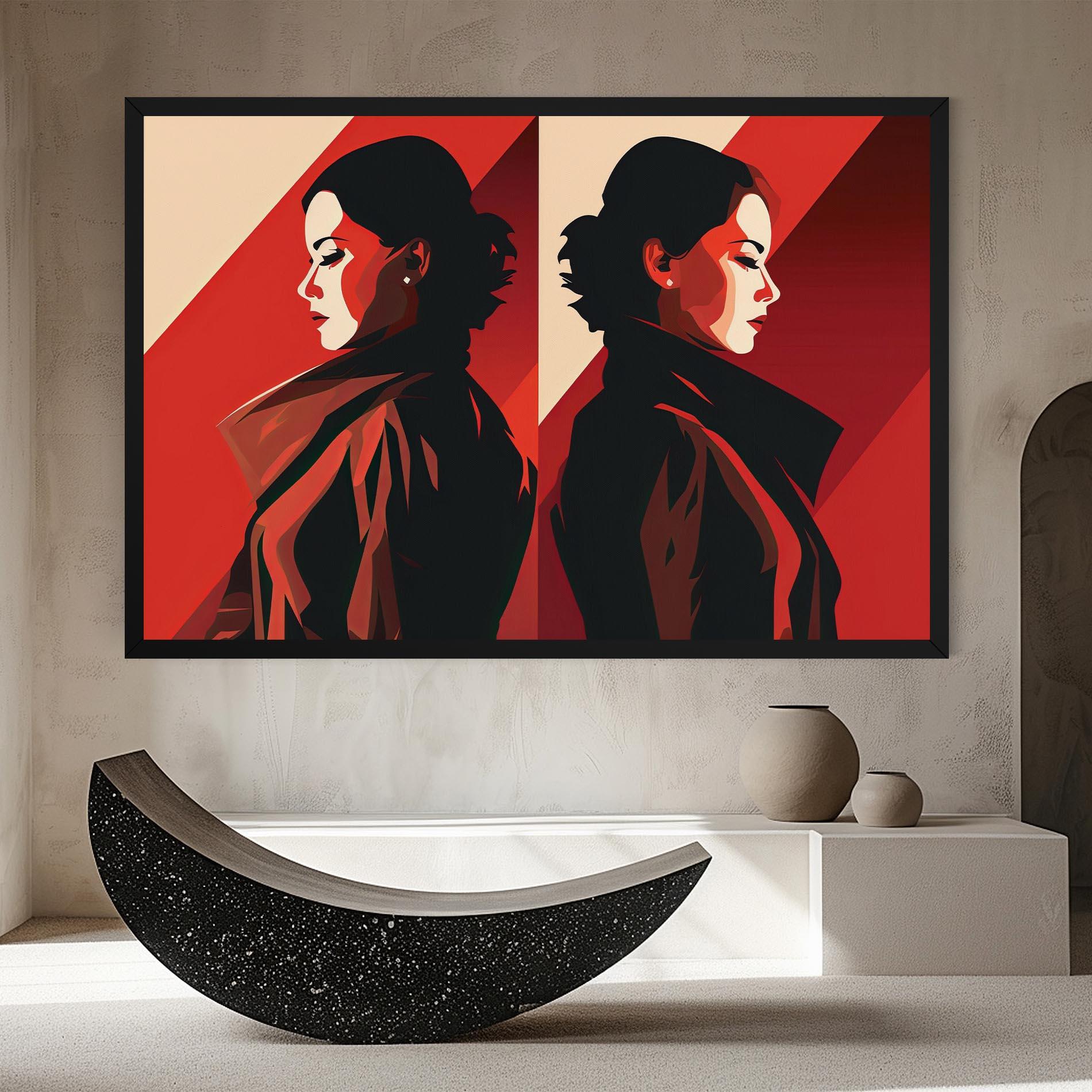 Obraz na Płótnie Pop Outfit Lady mockup 8