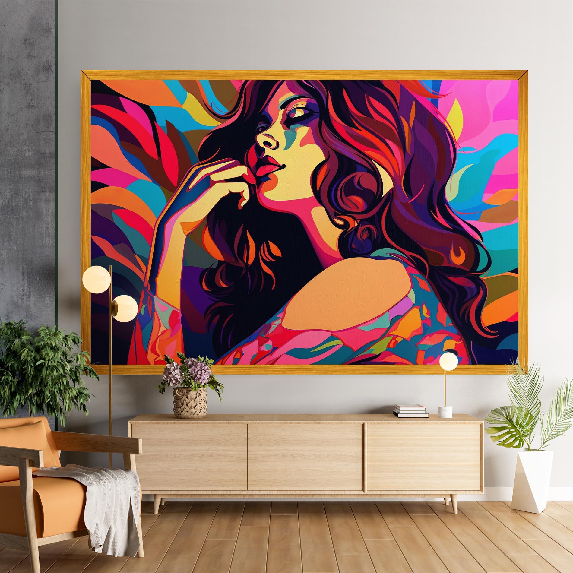 Obraz na Płótnie Pop Color Mix mockup 9